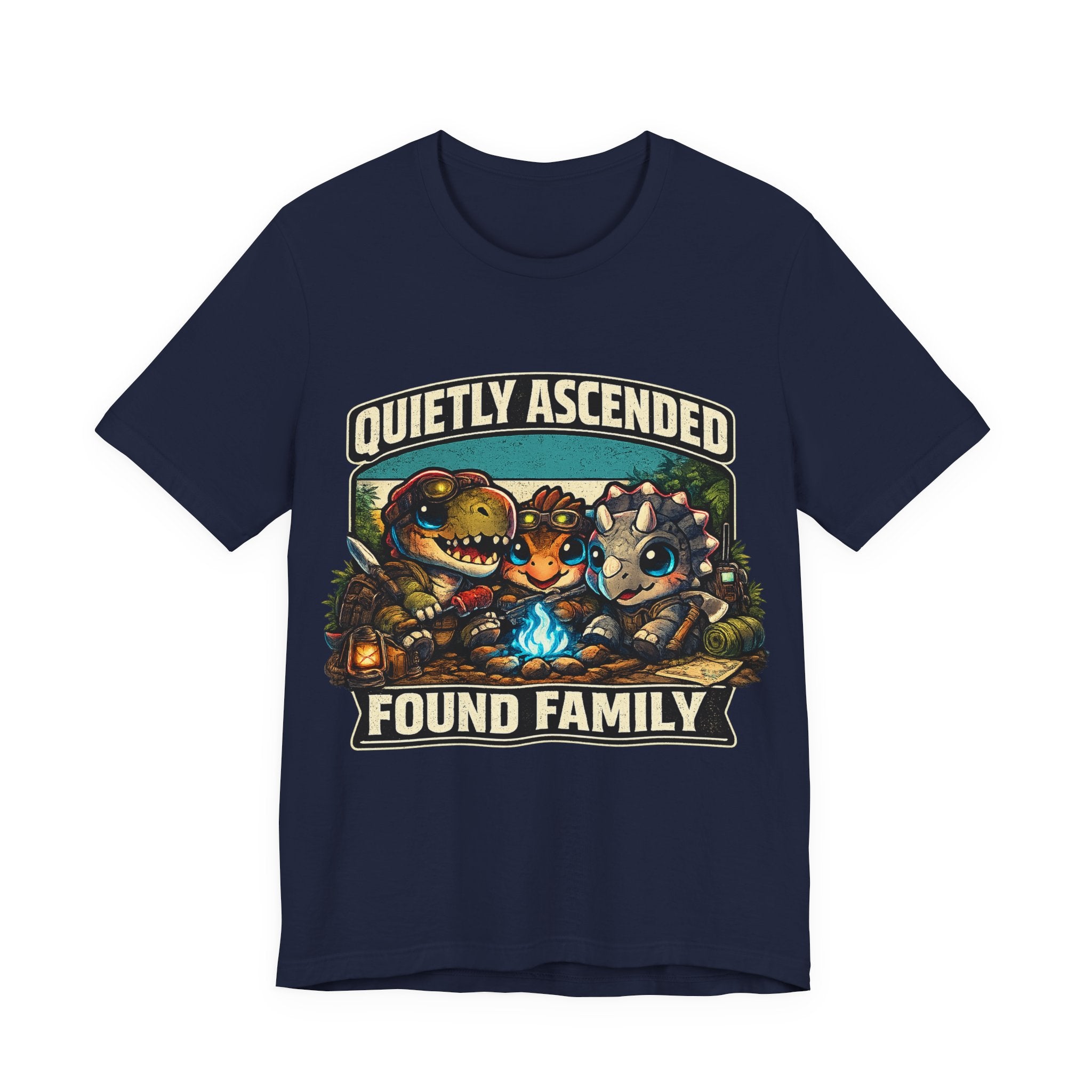 Found Family T-Shirt (Style B) — Quietly Ascended