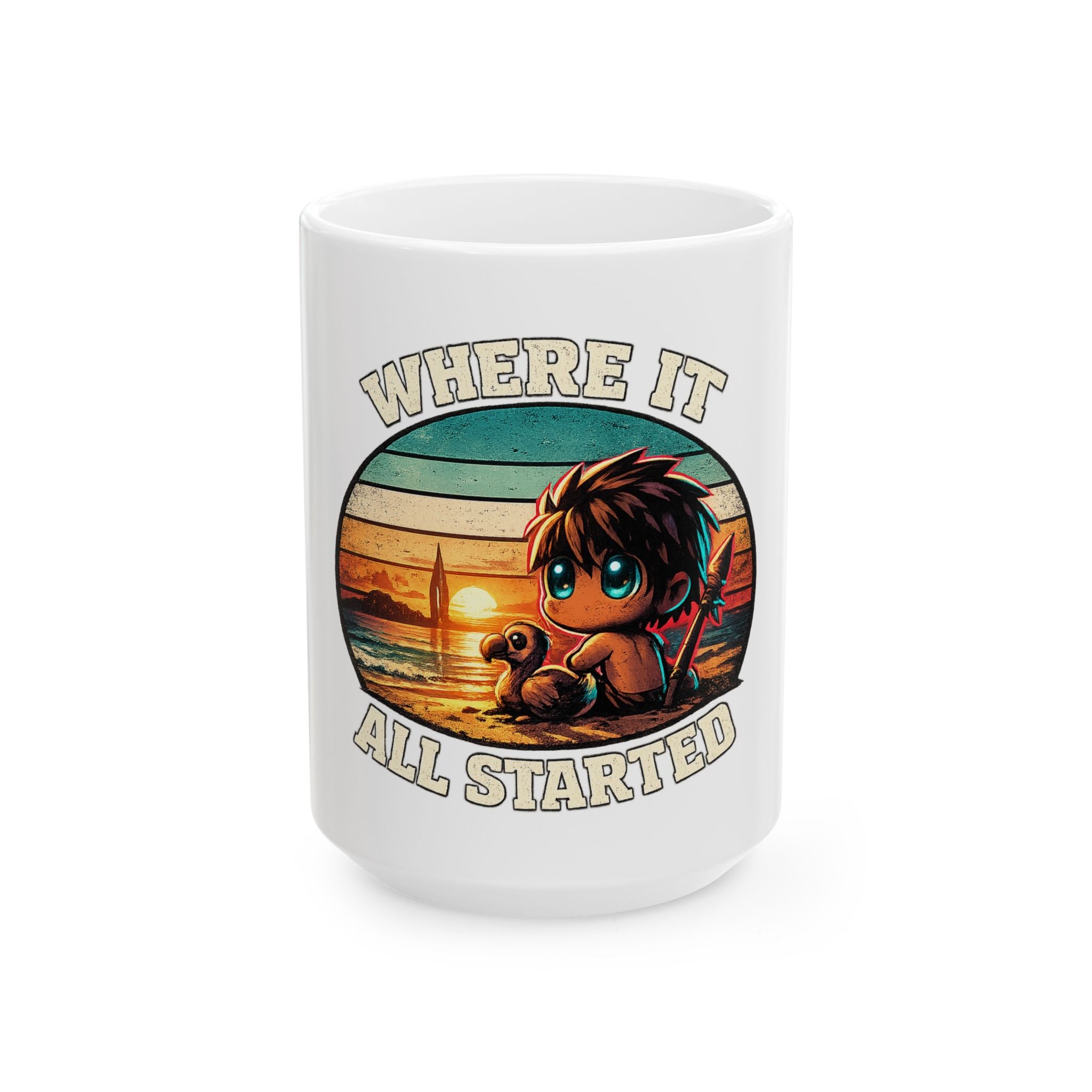 Where It All Started Ceramic Mug — Quietly Ascended