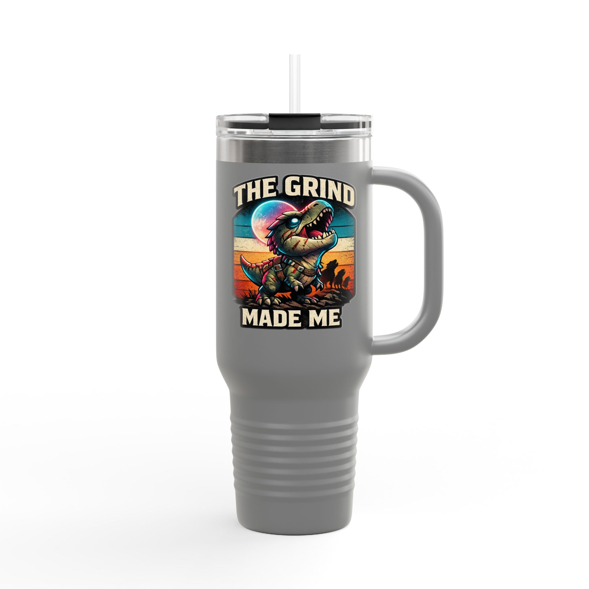 The Grind Made Me 40oz Insulated Tumbler — Quietly Ascended