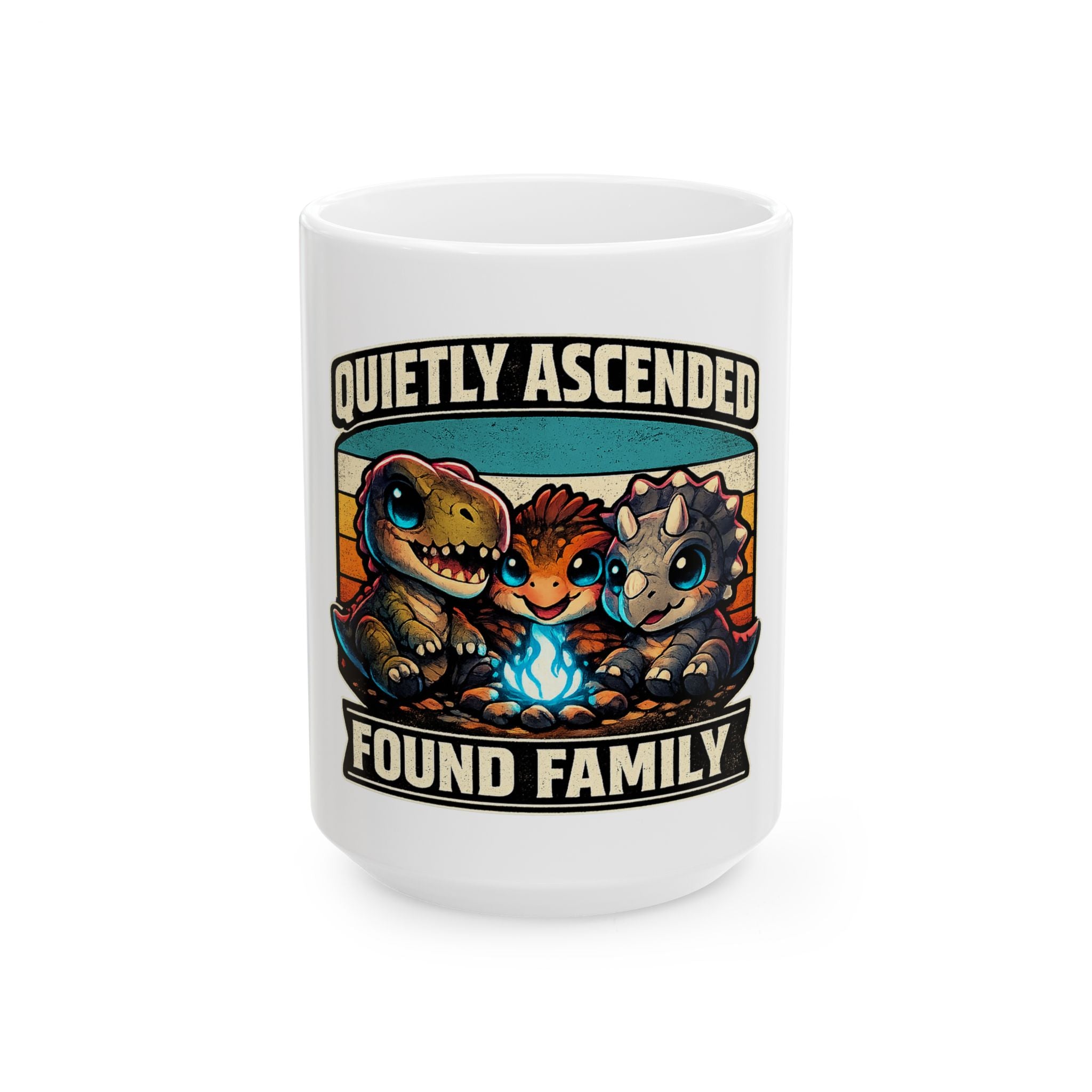 Found Family Ceramic Mug — Quietly Ascended