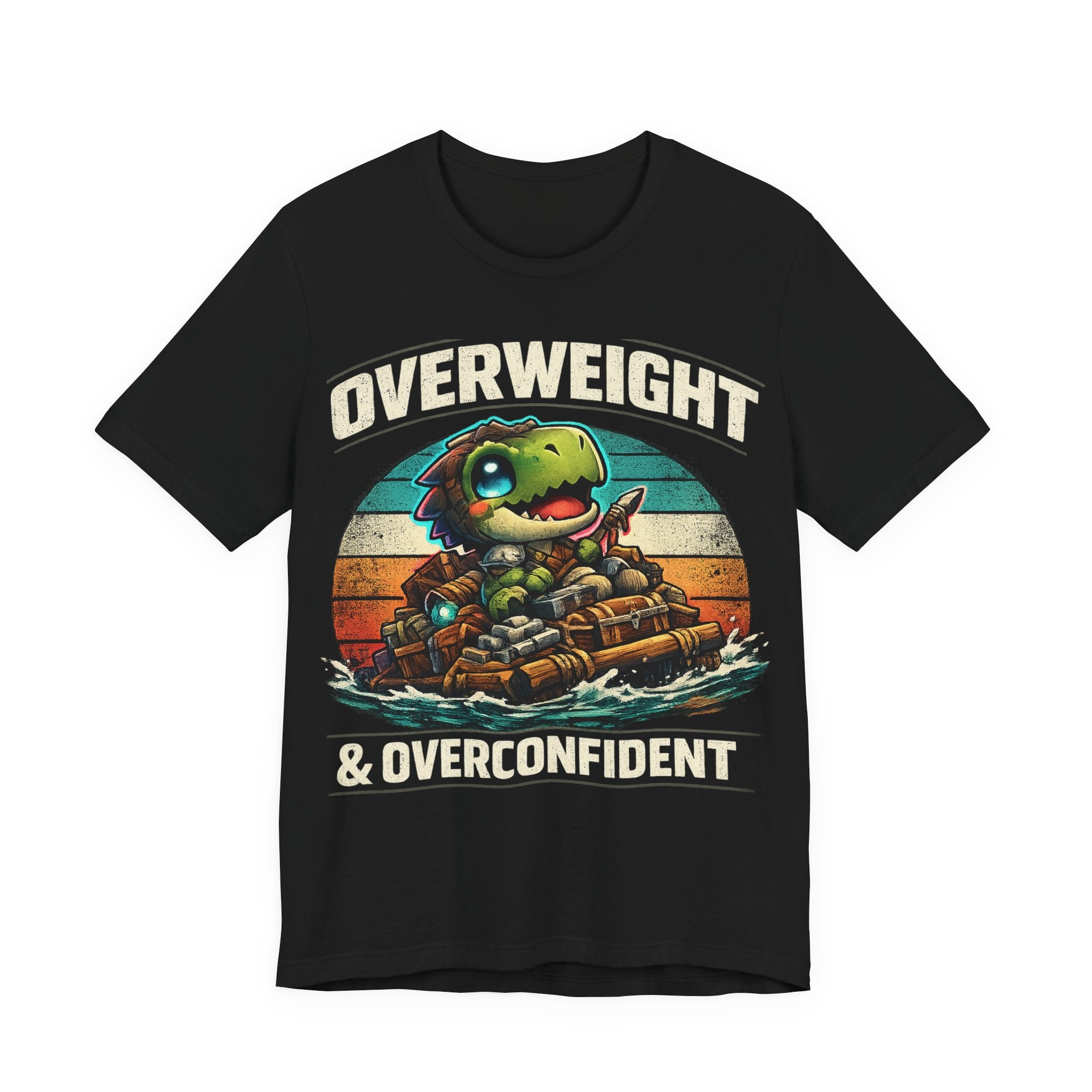 Overweight & Overconfident T-Shirt (Style B) — Quietly Ascended