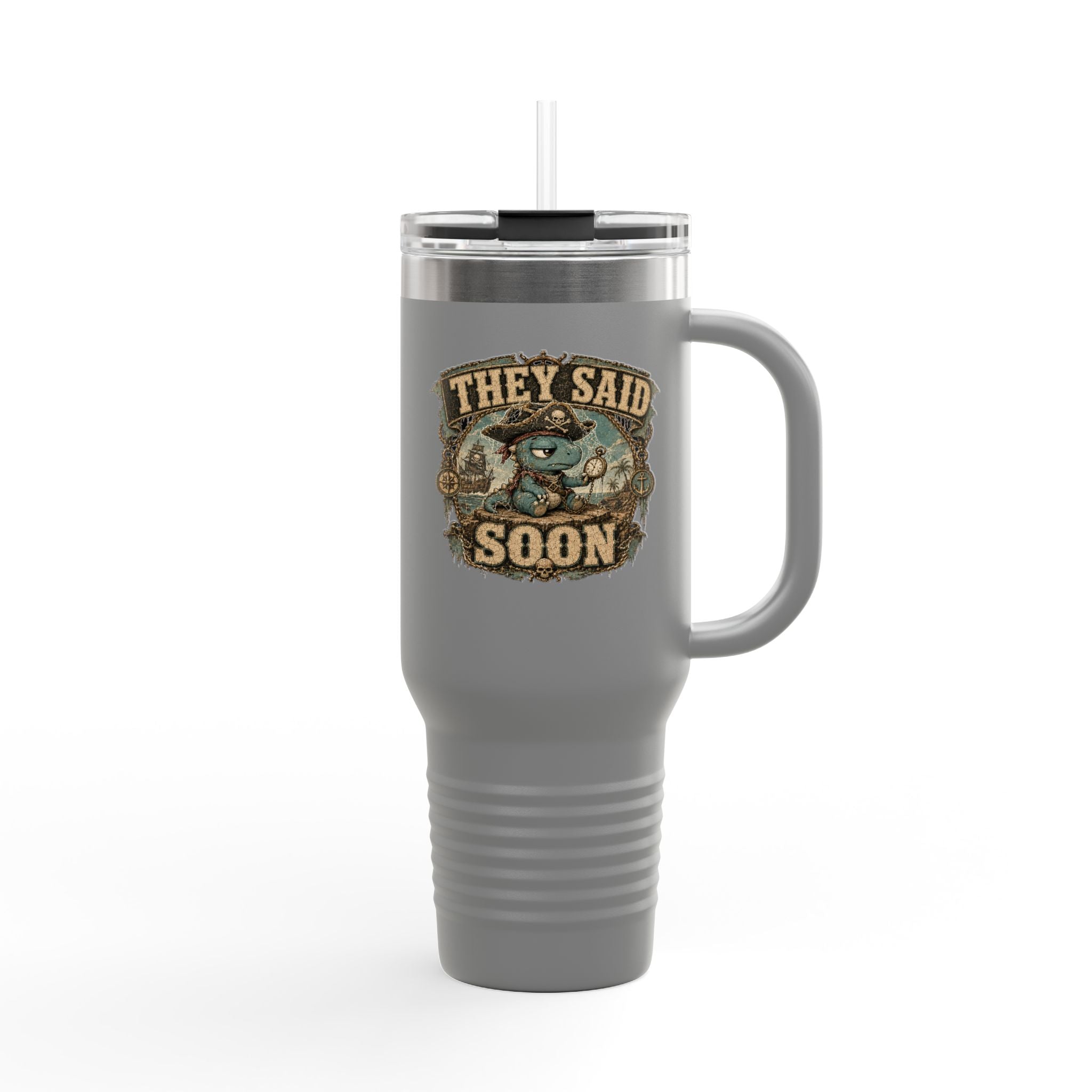 They Said Soon™ — Cobweb Captain Tumbler — Quietly Ascended
