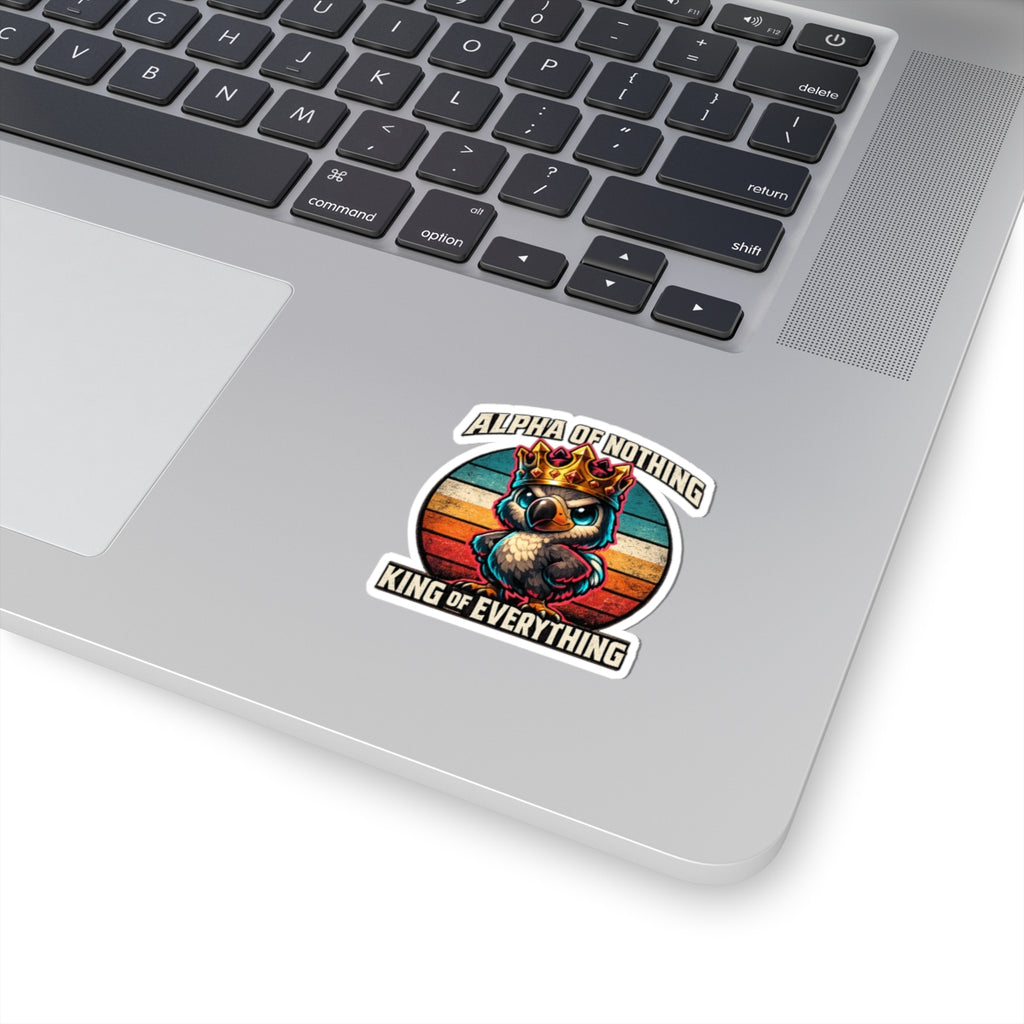 Alpha of Nothing, King of Everything Vinyl Sticker — Quietly Ascended