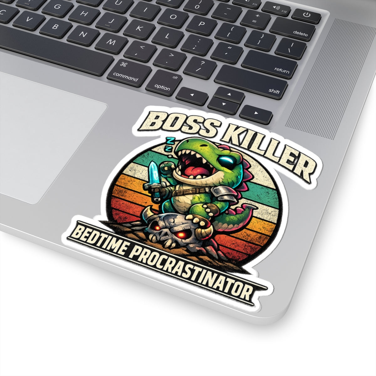 Boss Killer, Bedtime Procrastinator Vinyl Sticker — Quietly Ascended