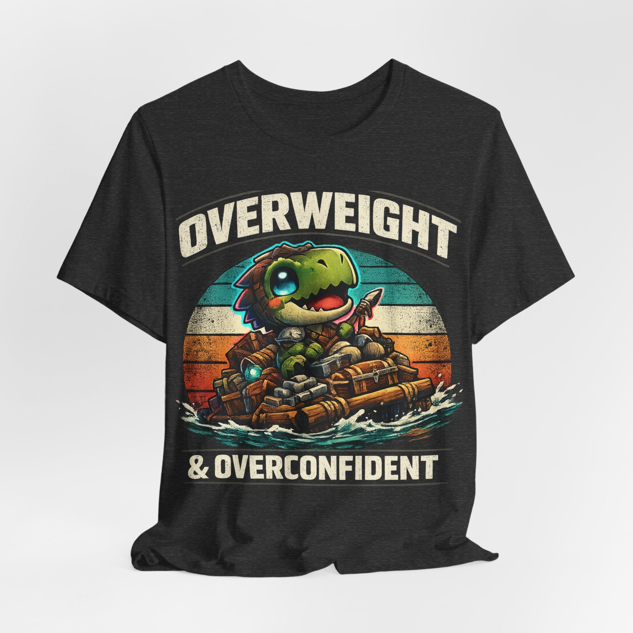 Overweight & Overconfident T-Shirt (Style B) — Quietly Ascended