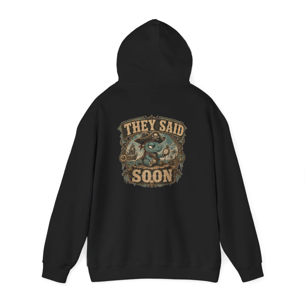 They Said Soon™ — Cobweb Captain Hoodie — Quietly Ascended