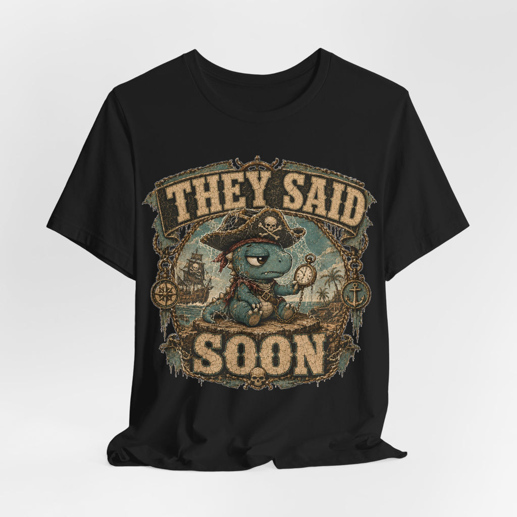 They Said Soon™ — Cobweb Captain Tee — Quietly Ascended