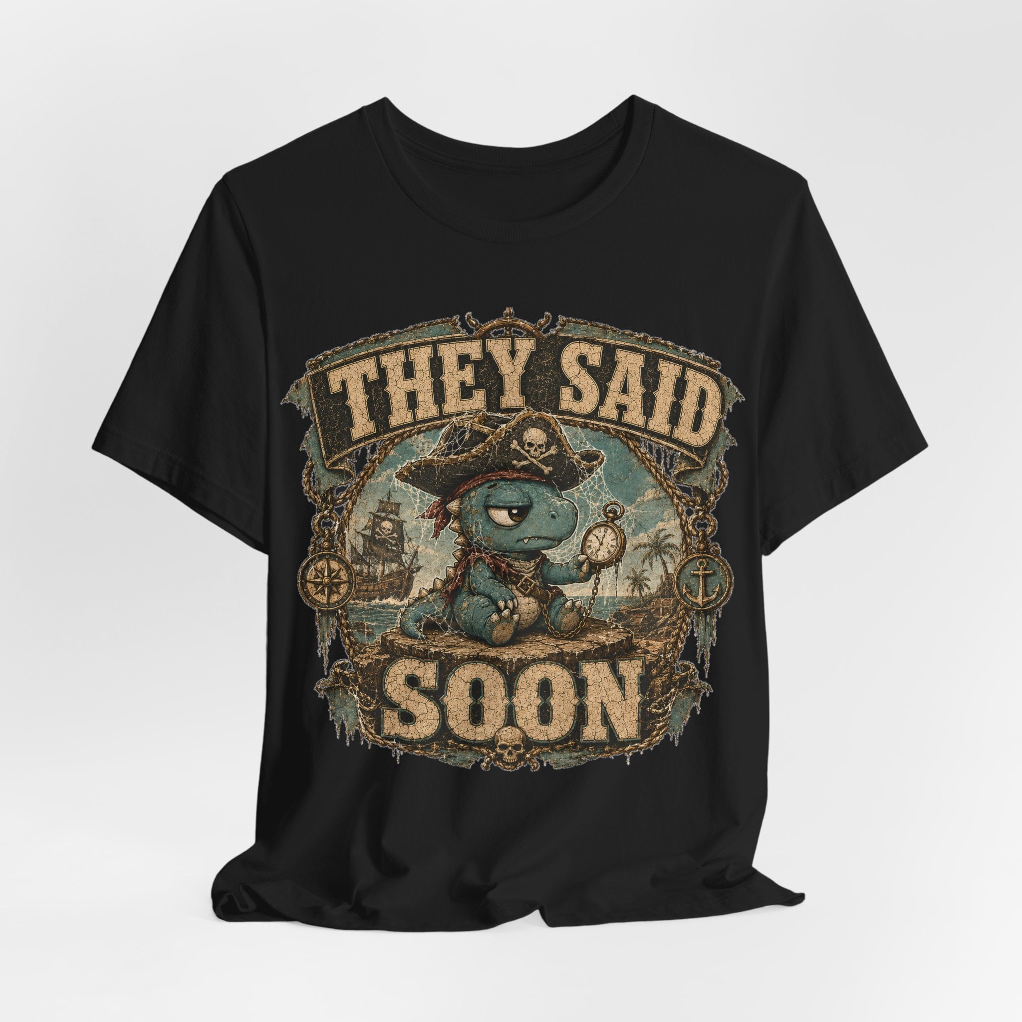 They Said Soon™ — Cobweb Captain Tee — Quietly Ascended