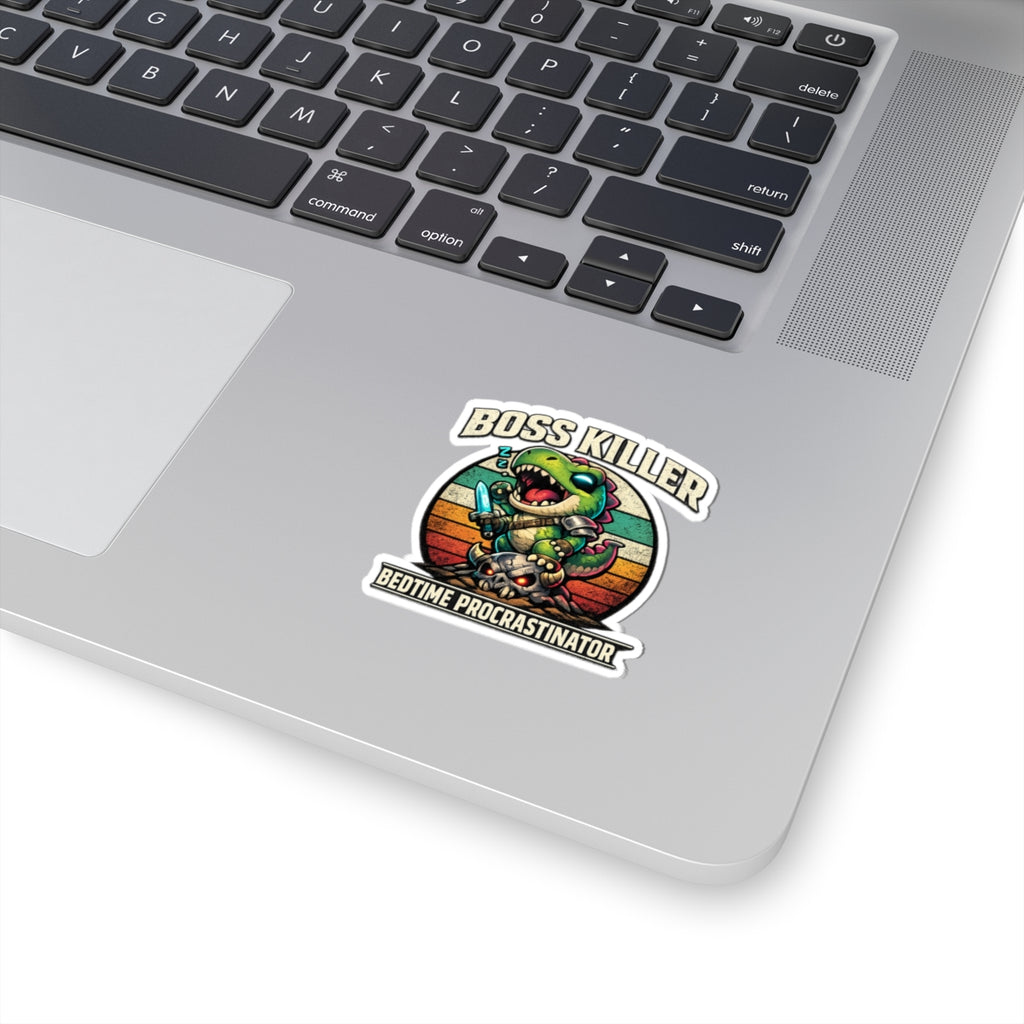 Boss Killer, Bedtime Procrastinator Vinyl Sticker — Quietly Ascended