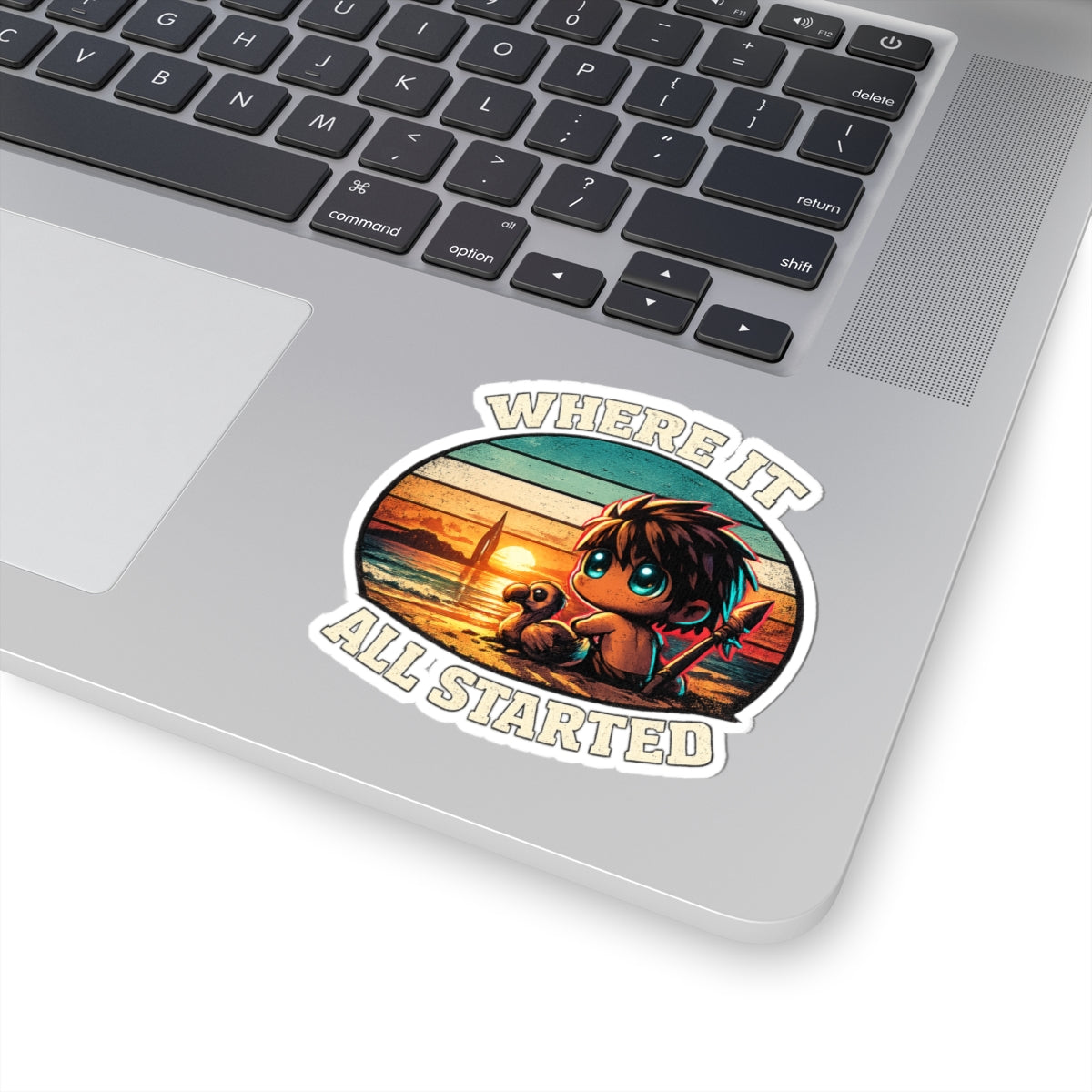 Where It All Started Vinyl Sticker — Quietly Ascended