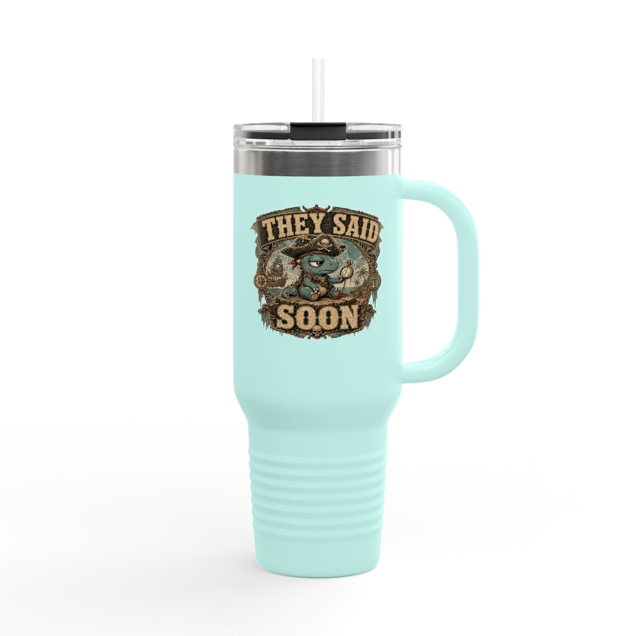 They Said Soon™ — Cobweb Captain Tumbler — Quietly Ascended