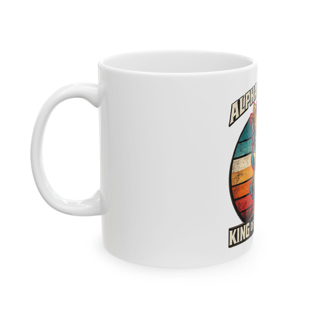 Alpha of Nothing, King of Everything Ceramic Mug — Quietly Ascended