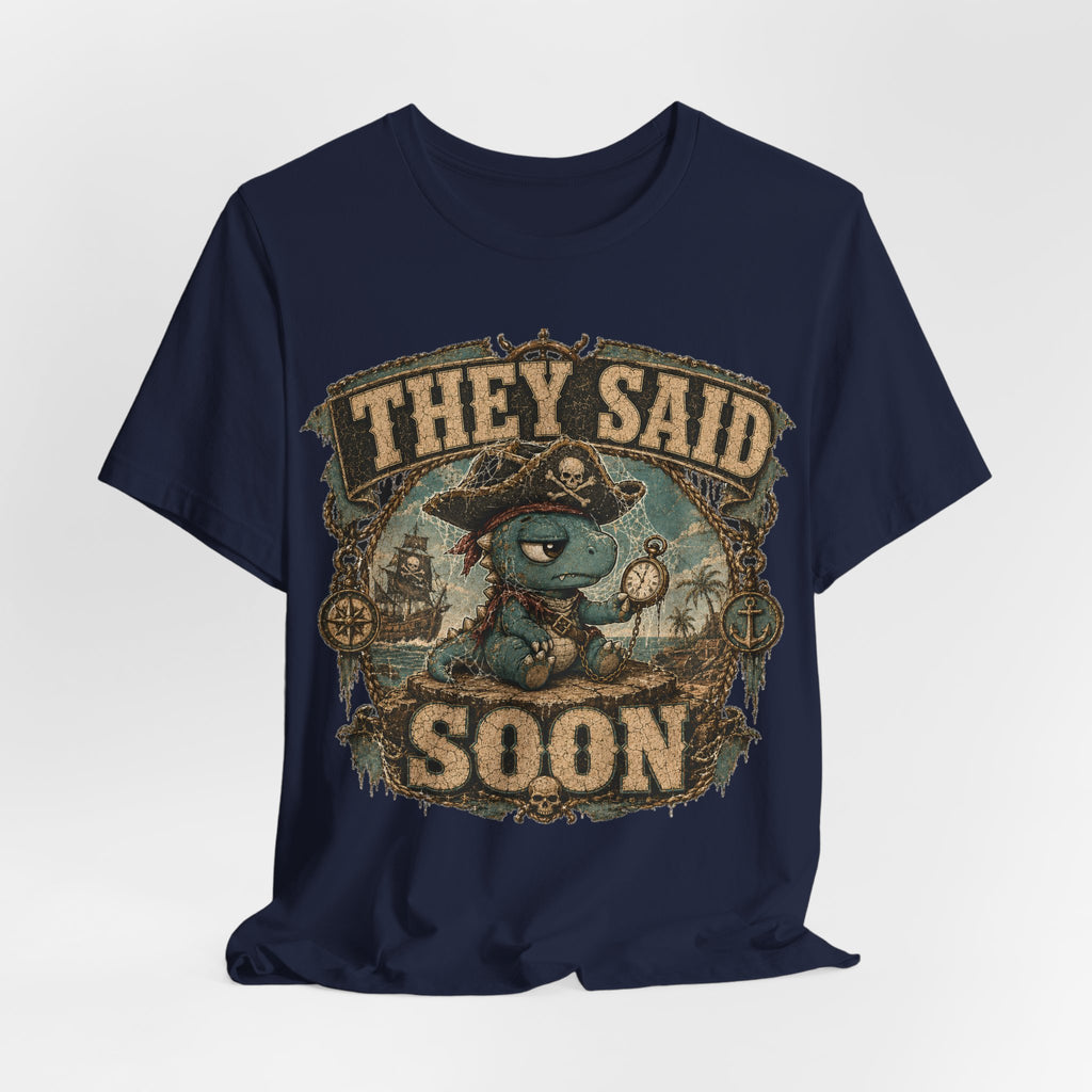 They Said Soon™ — Cobweb Captain Tee — Quietly Ascended