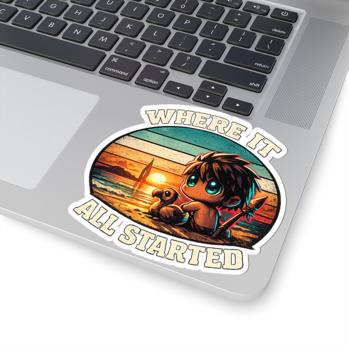 Where It All Started Vinyl Sticker — Quietly Ascended