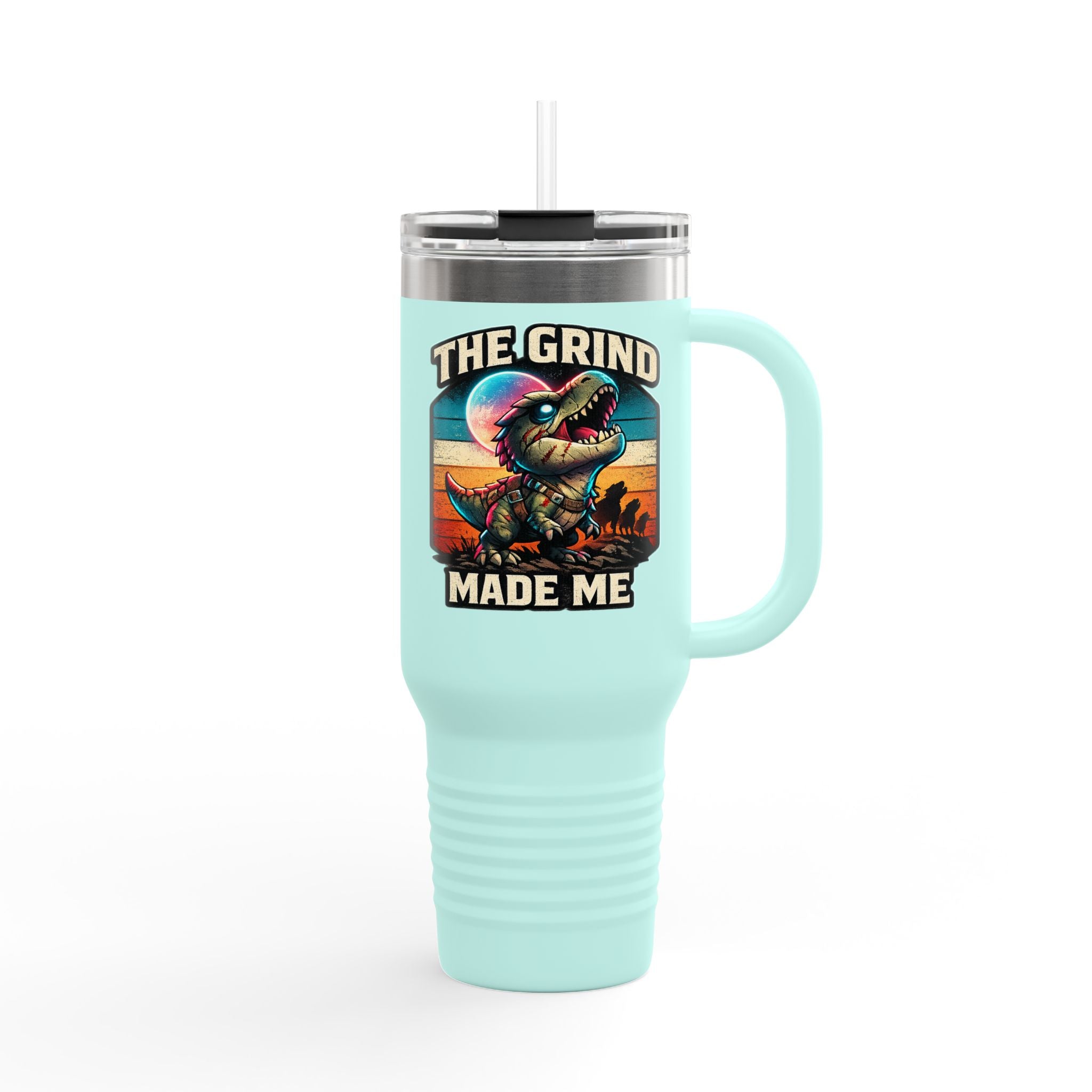 The Grind Made Me 40oz Insulated Tumbler — Quietly Ascended