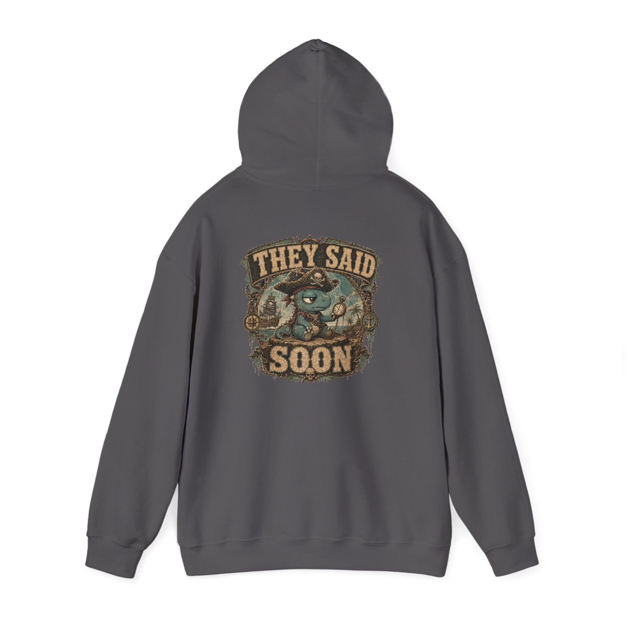 They Said Soon™ — Cobweb Captain Hoodie — Quietly Ascended