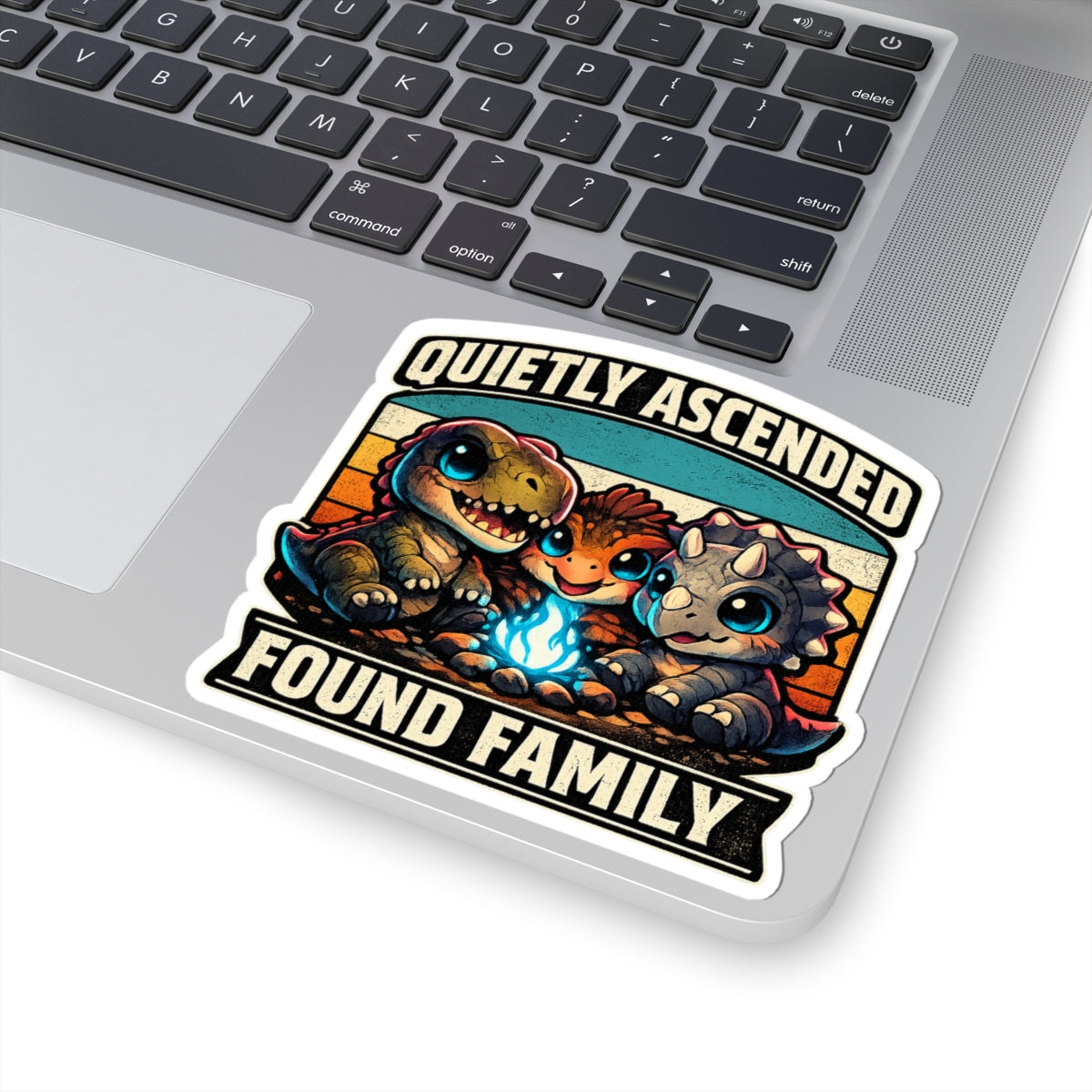 Found Family Vinyl Sticker — Quietly Ascended