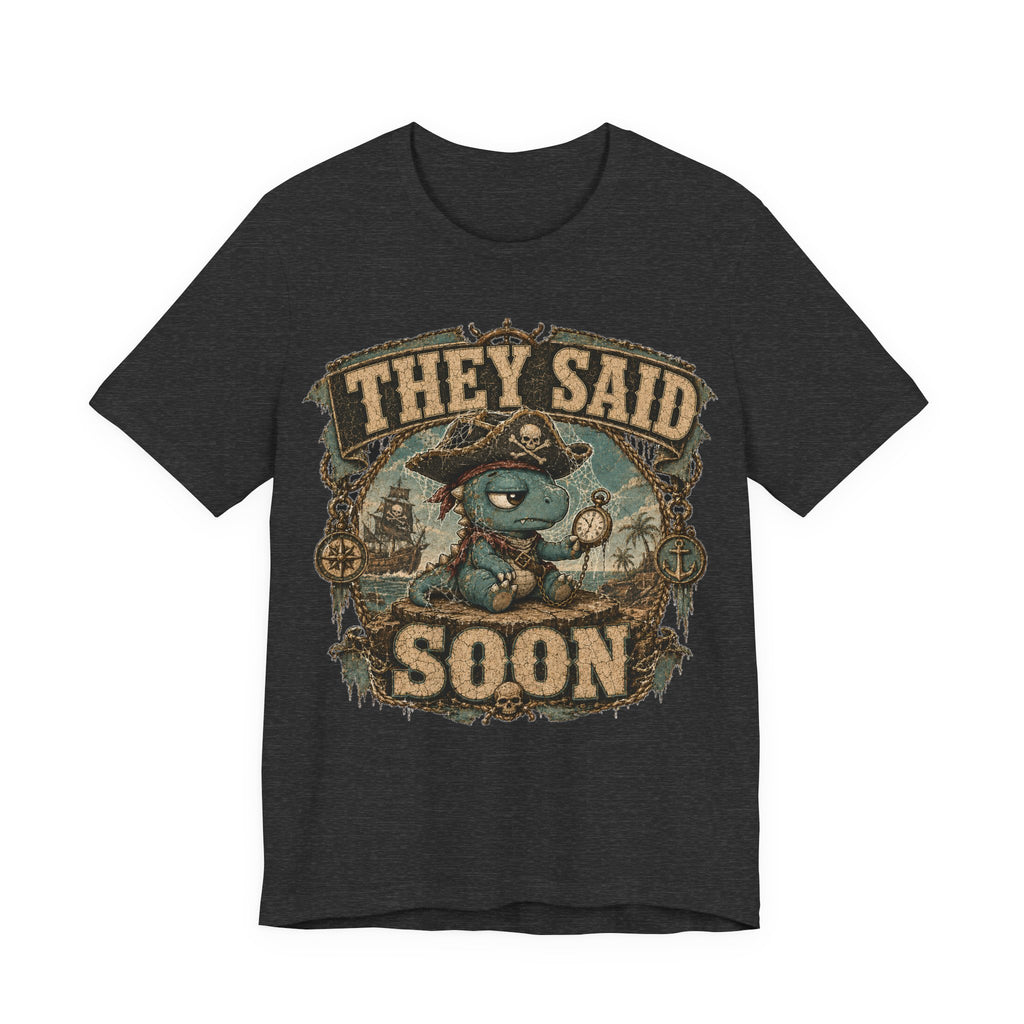 They Said Soon™ — Cobweb Captain Tee — Quietly Ascended