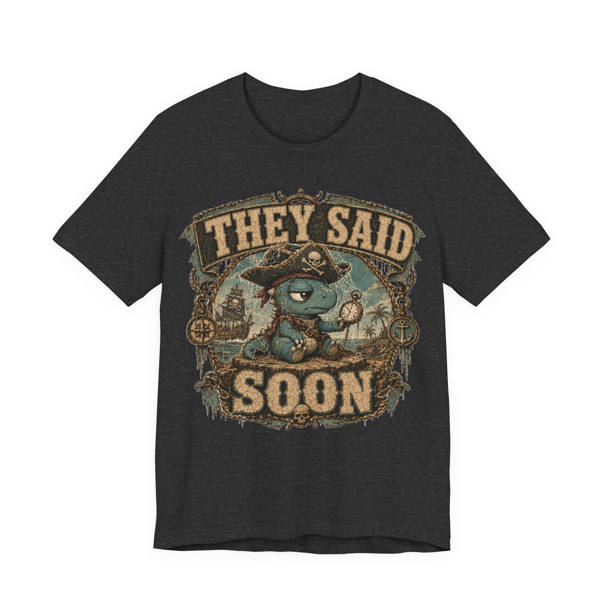 They Said Soon™ — Cobweb Captain Tee — Quietly Ascended