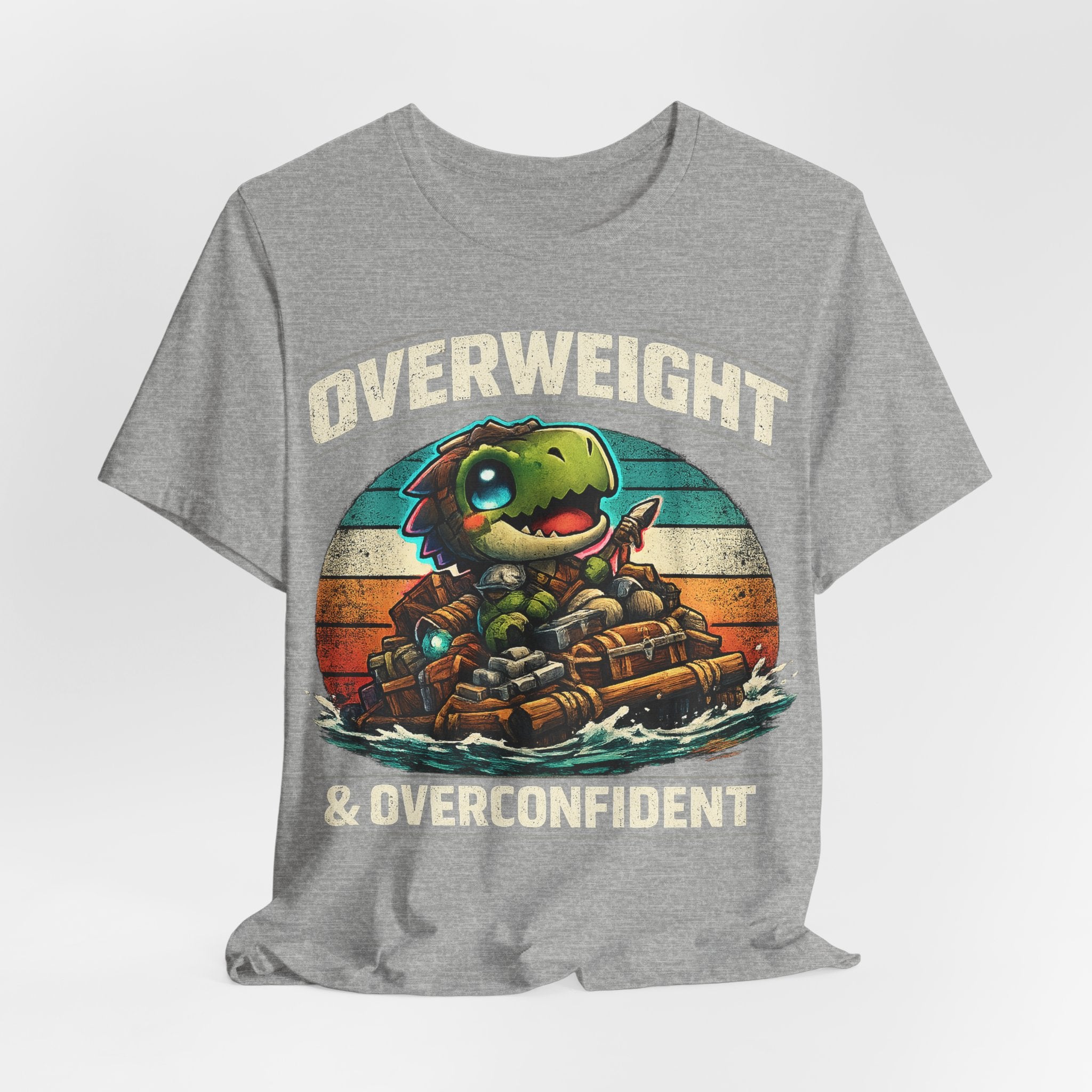 Overweight & Overconfident T-Shirt (Style B) — Quietly Ascended