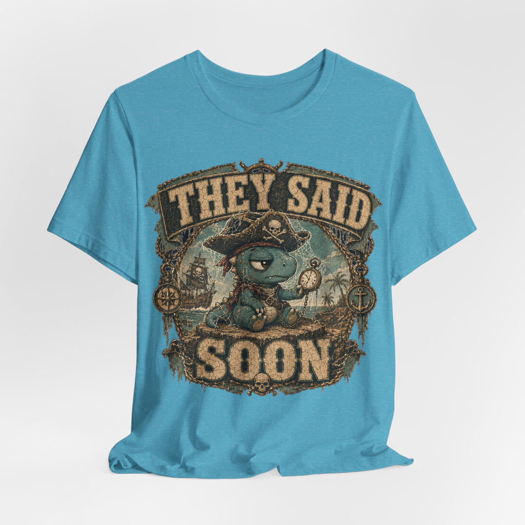 They Said Soon™ — Cobweb Captain Tee — Quietly Ascended