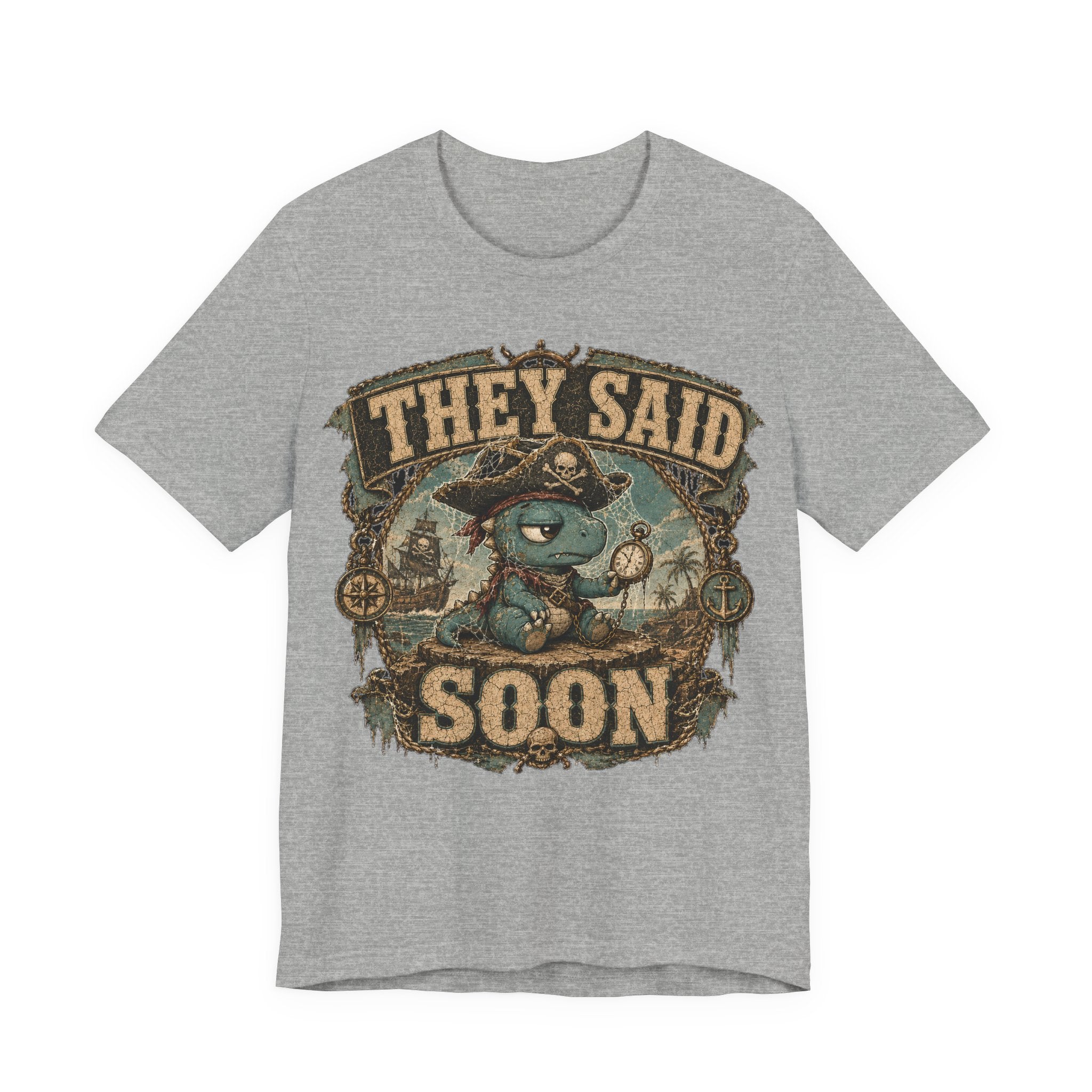 They Said Soon™ — Cobweb Captain Tee — Quietly Ascended