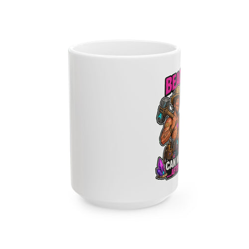 Funny Beach Bob the Builder Ceramic Mug — Cute Construction Joke Coffee Cup (11oz/15oz)