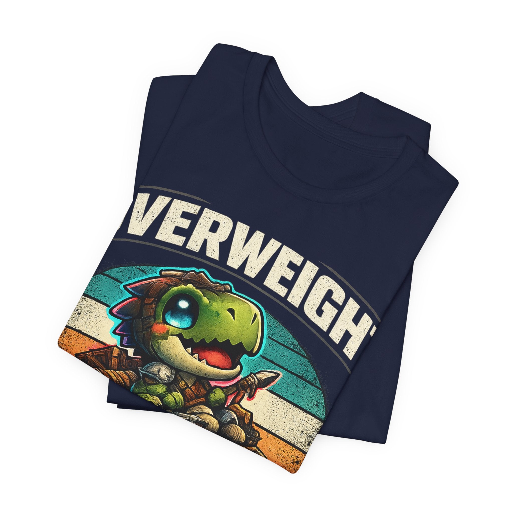 Overweight & Overconfident T-Shirt (Style B) — Quietly Ascended