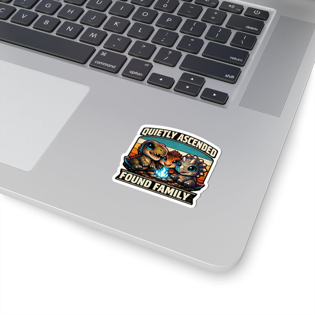 Found Family Vinyl Sticker — Quietly Ascended