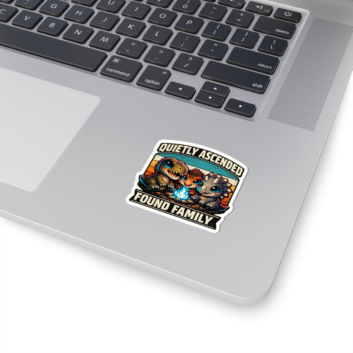 Found Family Vinyl Sticker — Quietly Ascended