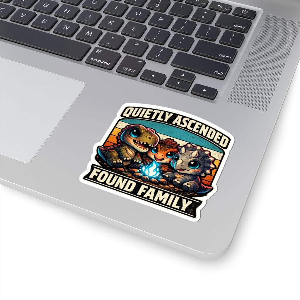 Found Family Vinyl Sticker — Quietly Ascended