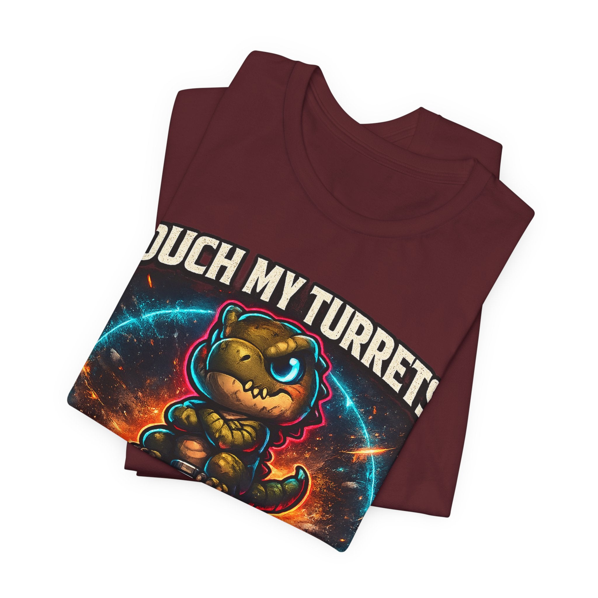 Touch My Turrets, Find Out T-Shirt — Alt Print — Quietly Ascended