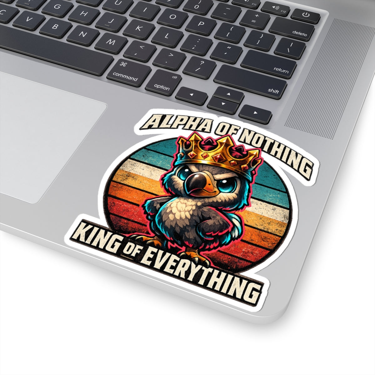 Alpha of Nothing, King of Everything Vinyl Sticker — Quietly Ascended