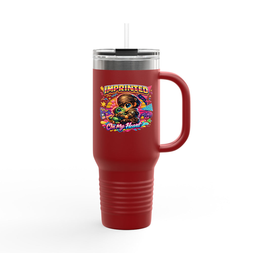Imprinted on My Heart 40oz Insulated Tumbler — Quietly Ascended