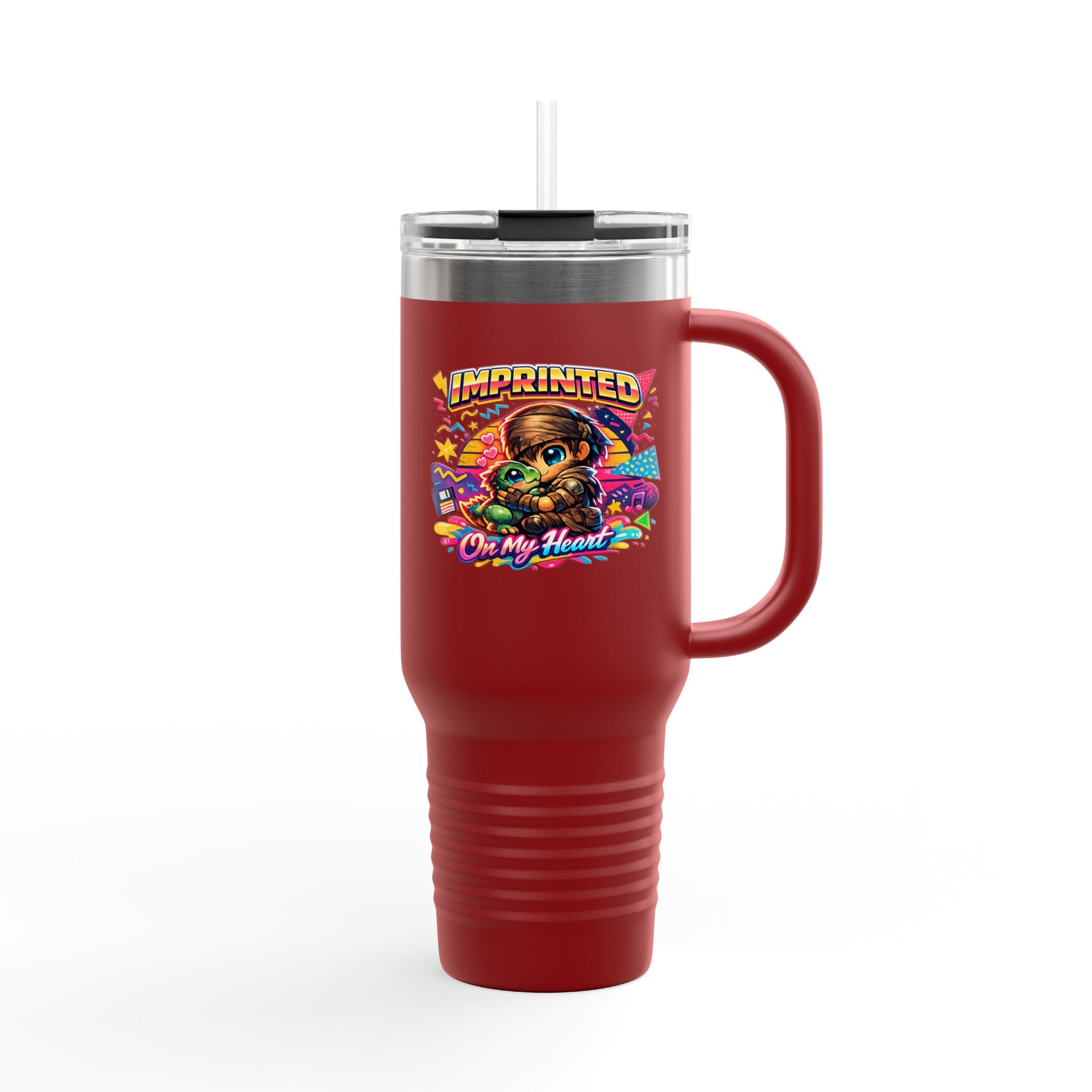 Imprinted on My Heart 40oz Insulated Tumbler — Quietly Ascended