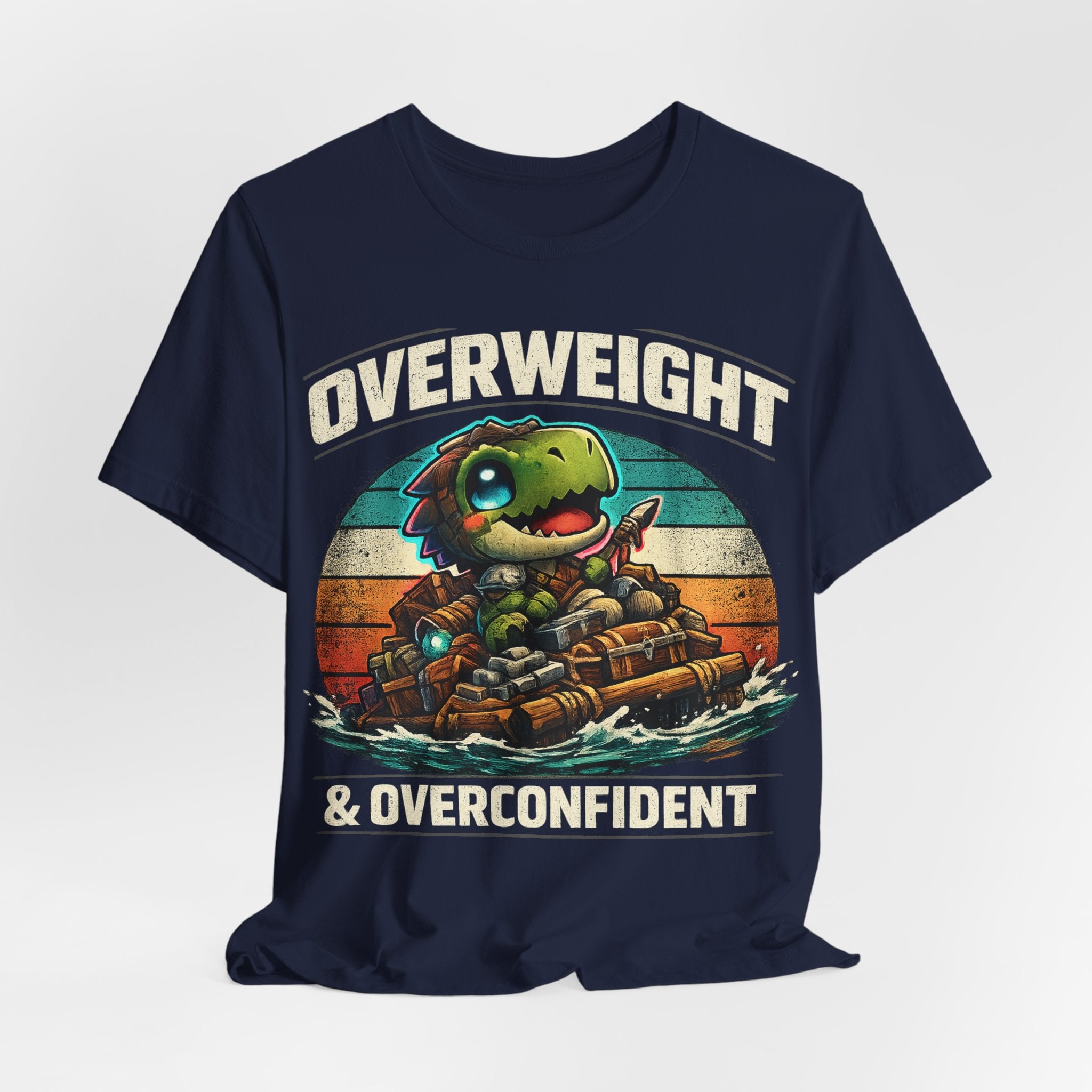 Overweight & Overconfident T-Shirt — Alt Print — Quietly Ascended