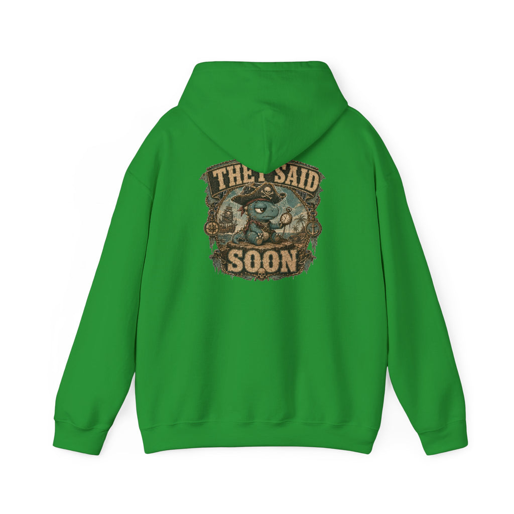 They Said Soon™ — Cobweb Captain Hoodie — Quietly Ascended