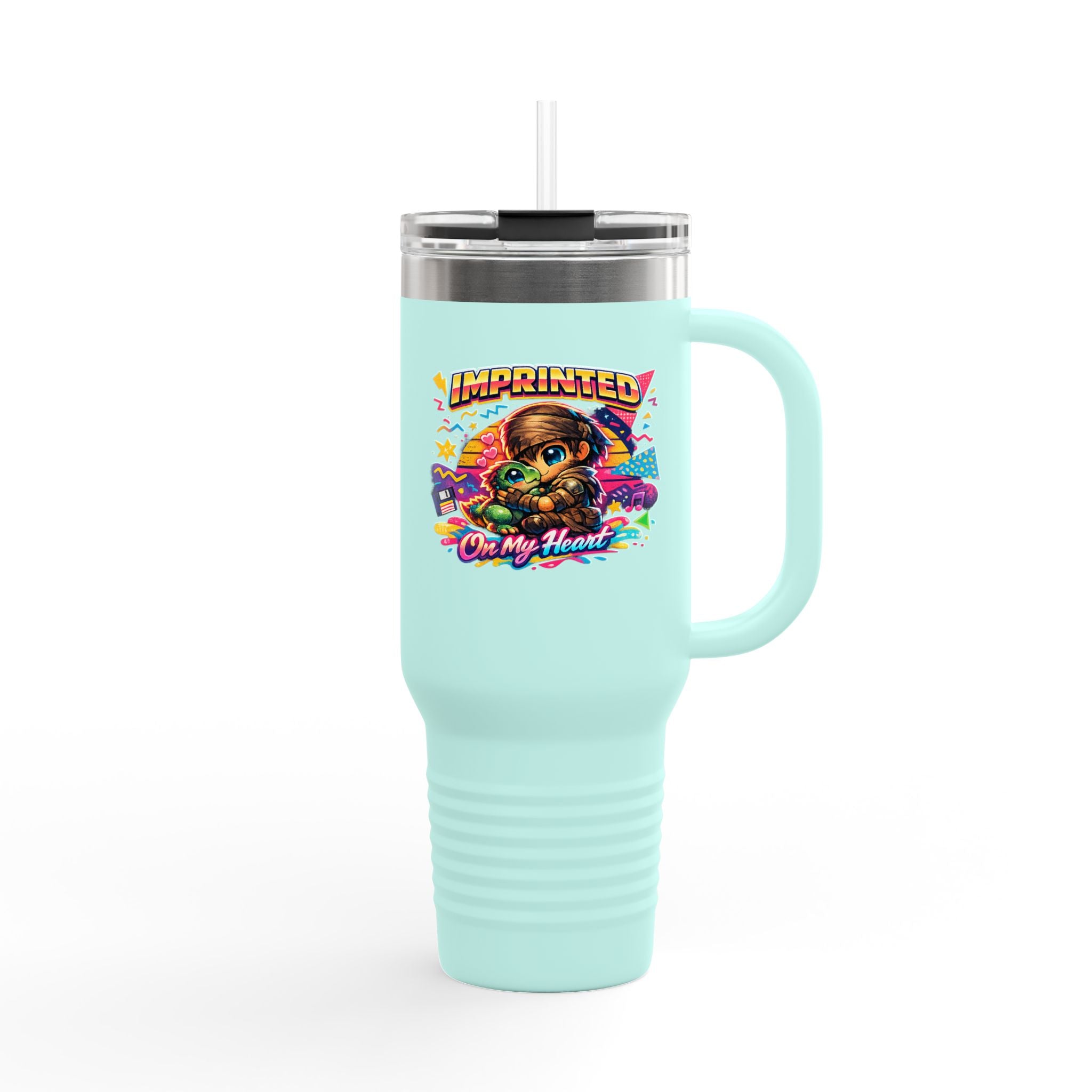 Imprinted on My Heart 40oz Insulated Tumbler — Quietly Ascended