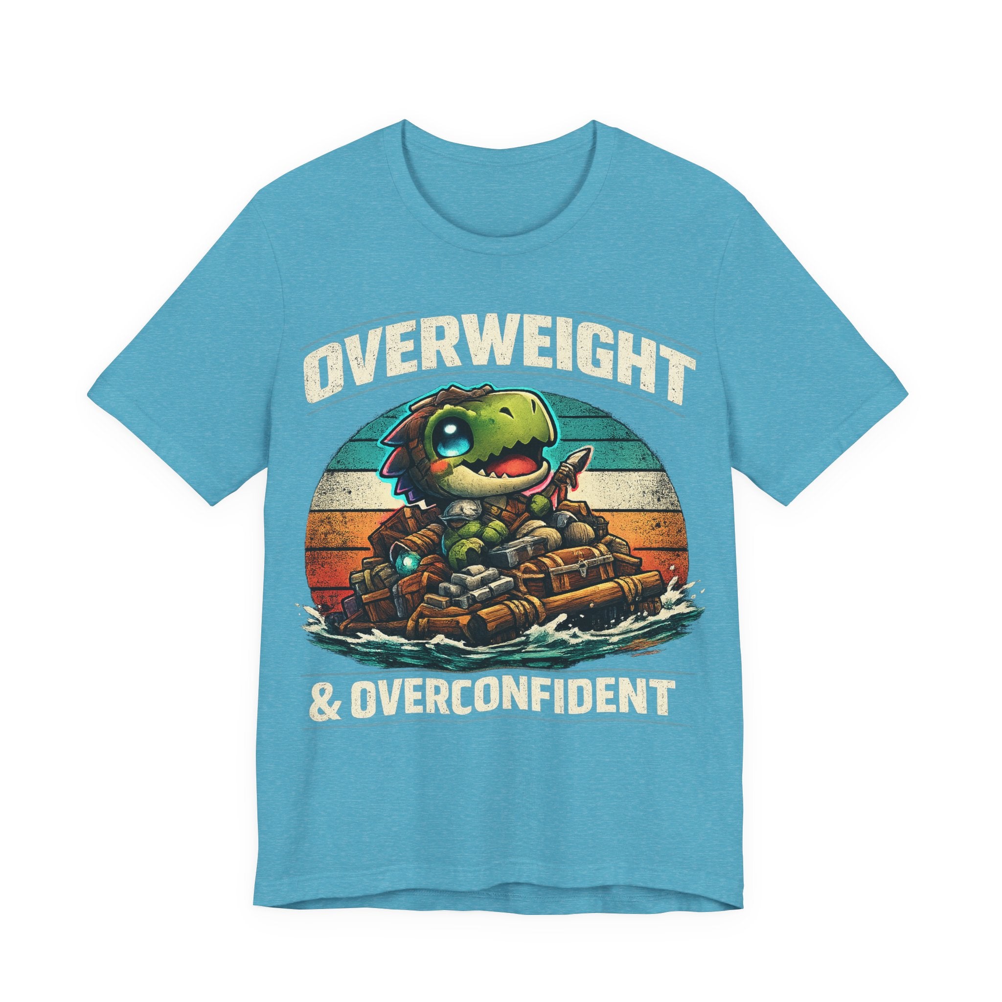 Overweight & Overconfident T-Shirt (Style B) — Quietly Ascended