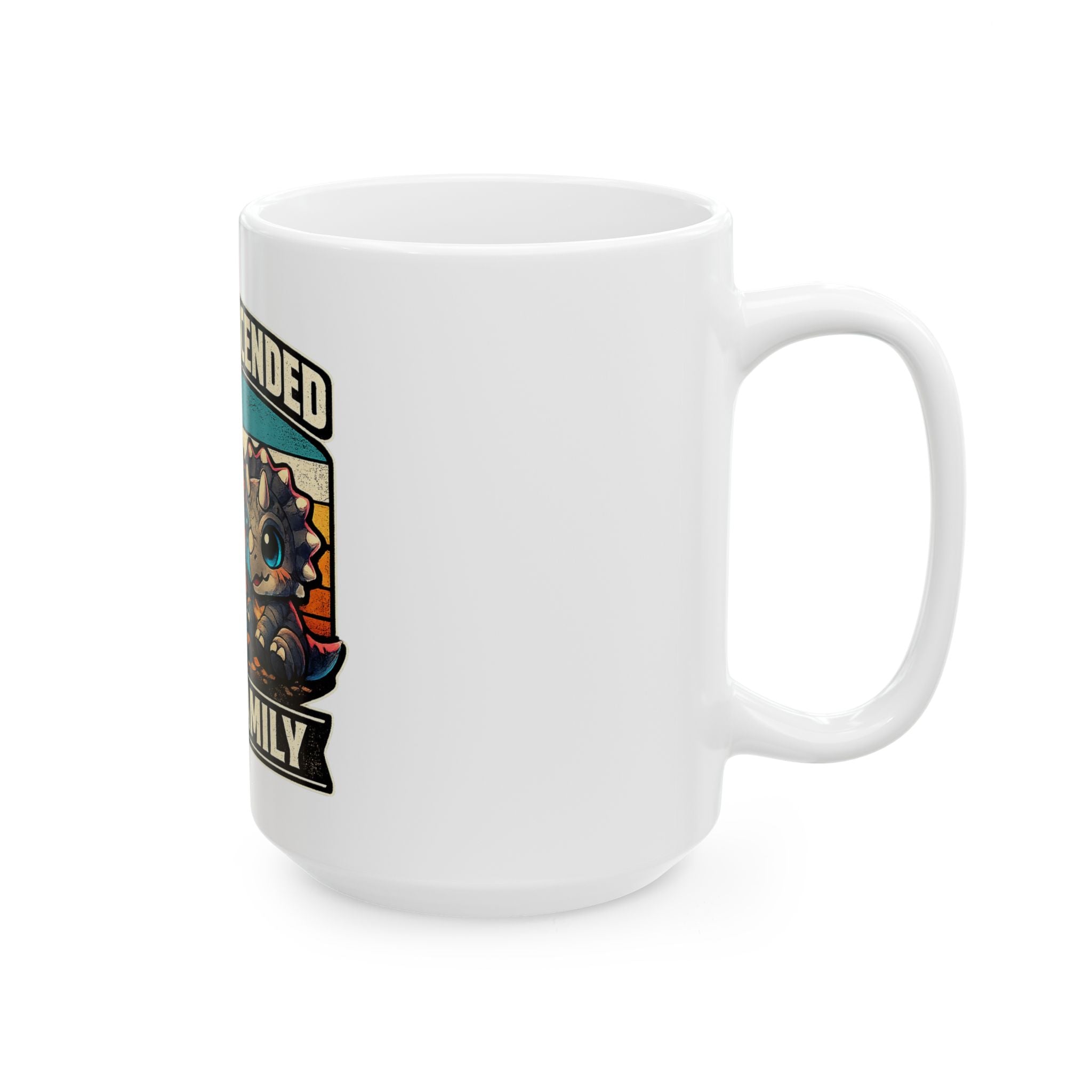 Found Family Ceramic Mug — Quietly Ascended