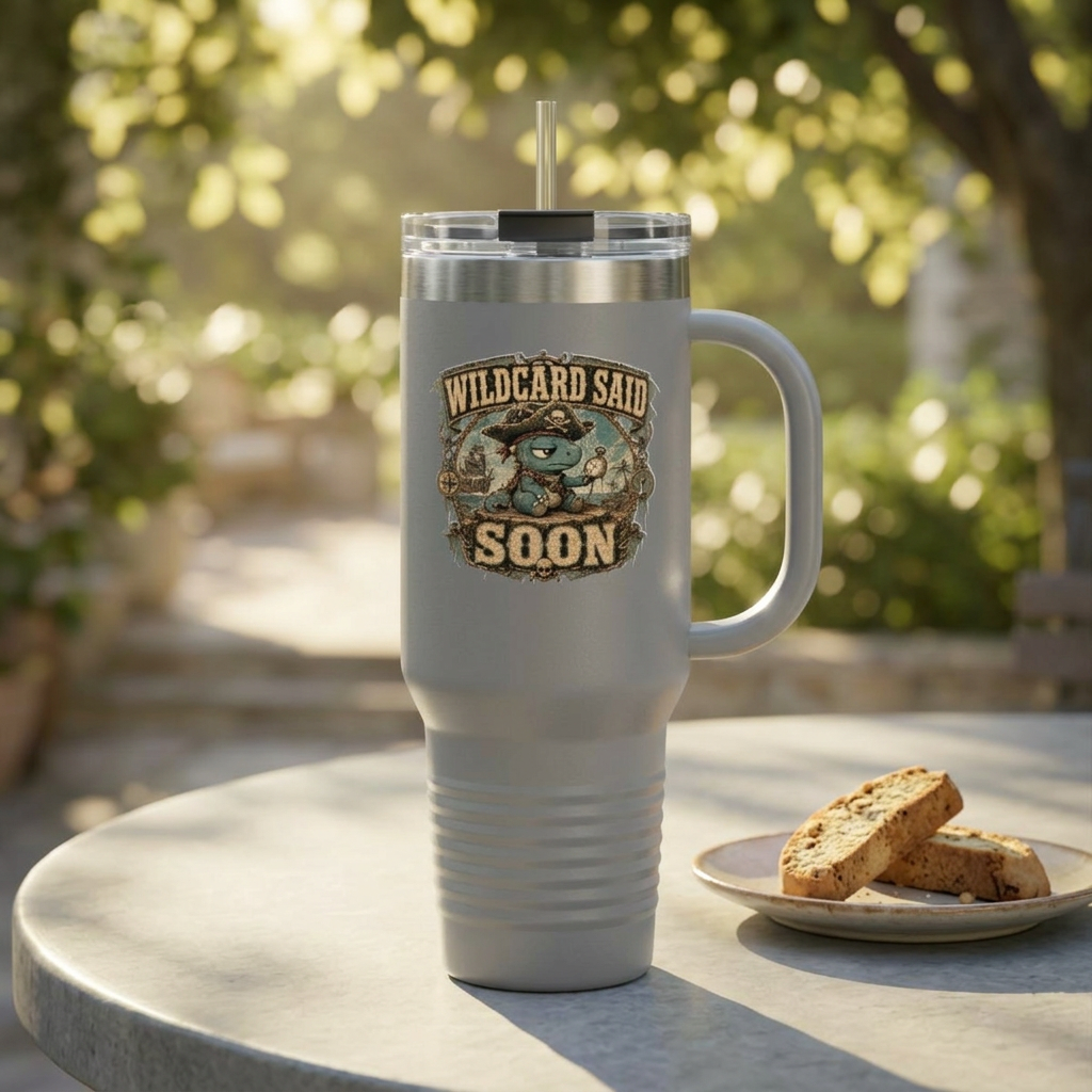 They Said Soon™ — Cobweb Captain Tumbler — Quietly Ascended
