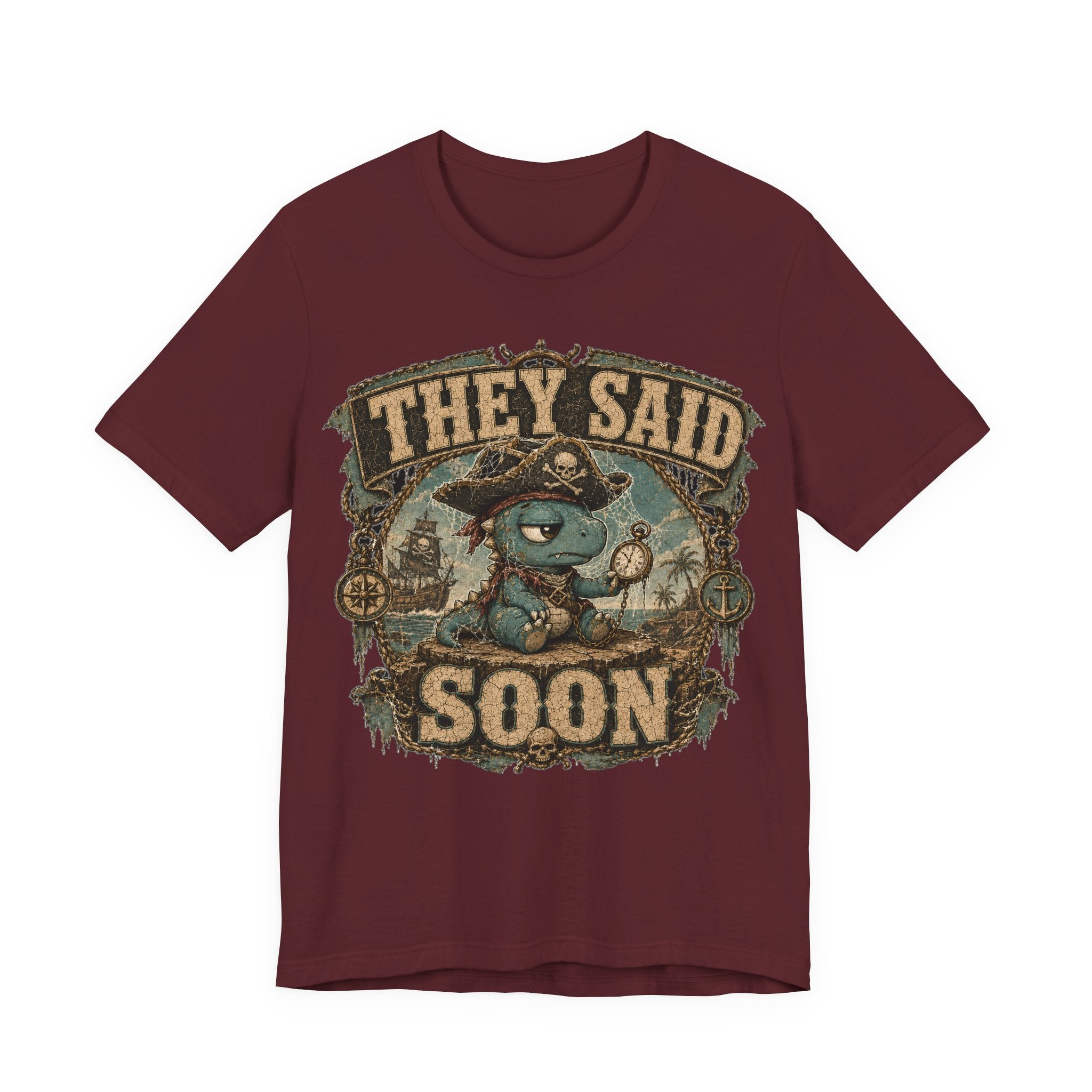They Said Soon™ — Cobweb Captain Tee — Quietly Ascended
