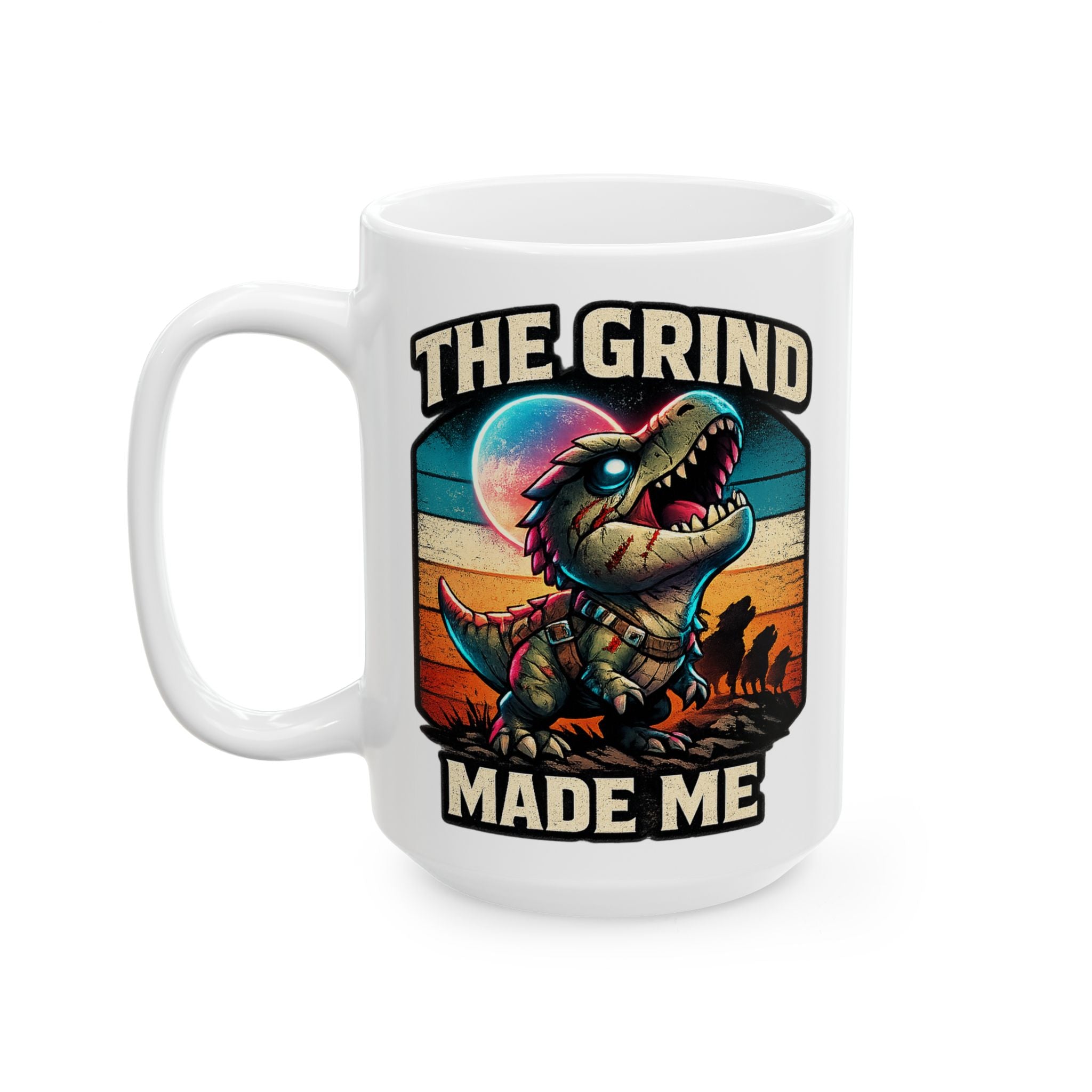 The Grind Made Me Ceramic Mug — Quietly Ascended