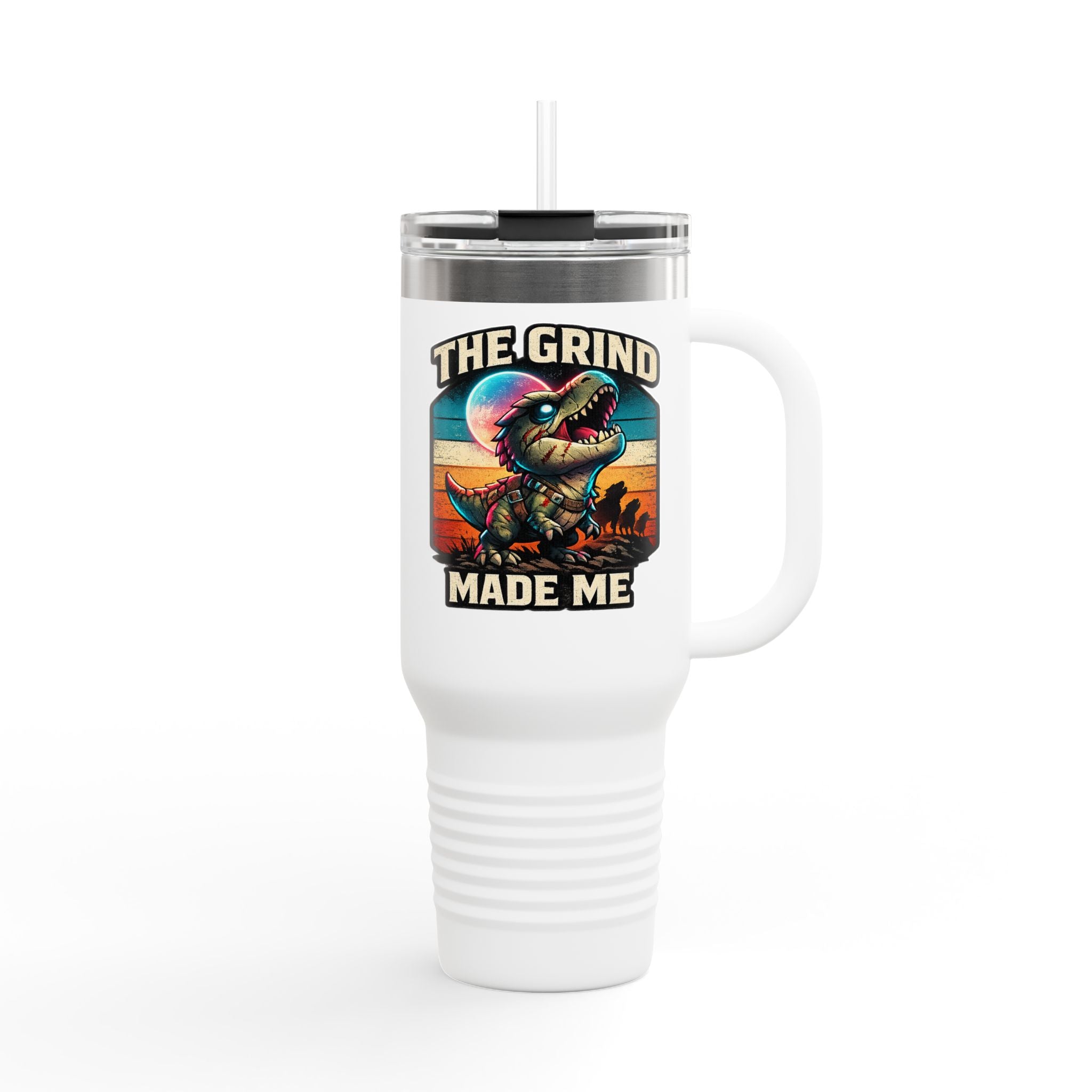 The Grind Made Me 40oz Insulated Tumbler — Quietly Ascended