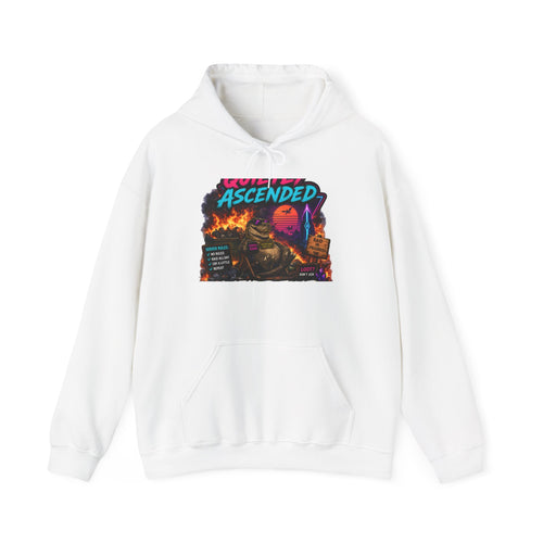We're Fine Hoodie — Server Admin Chibi T-Rex Dumpster Fire Pullover