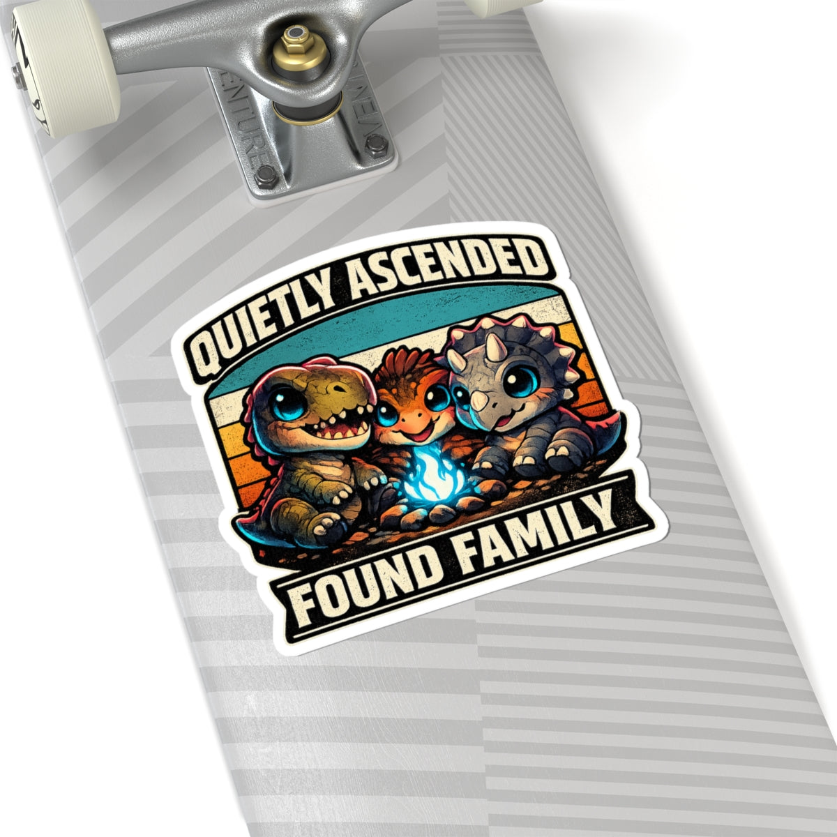 Found Family Vinyl Sticker — Quietly Ascended