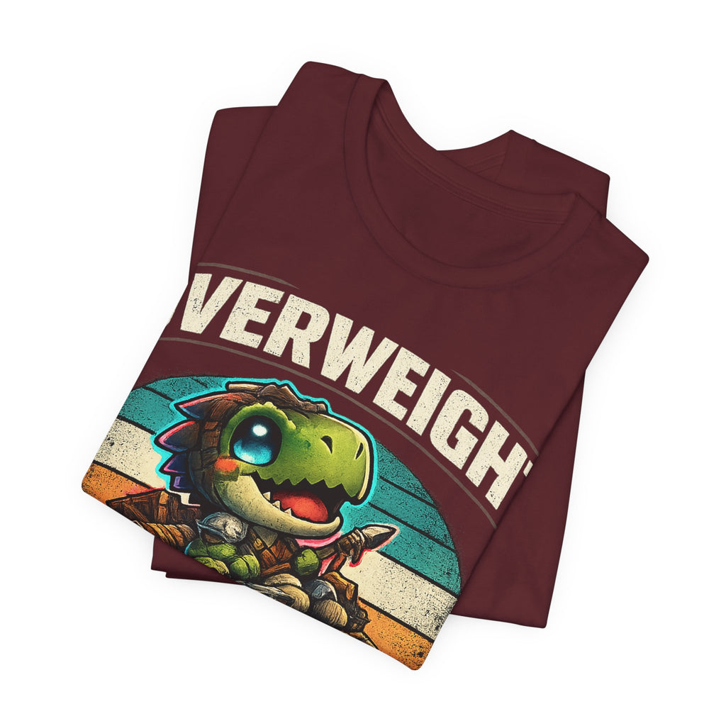 Overweight & Overconfident T-Shirt — Alt Print — Quietly Ascended