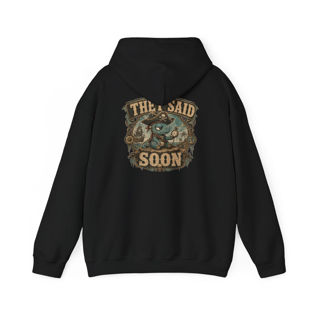 They Said Soon™ — Cobweb Captain Hoodie — Quietly Ascended