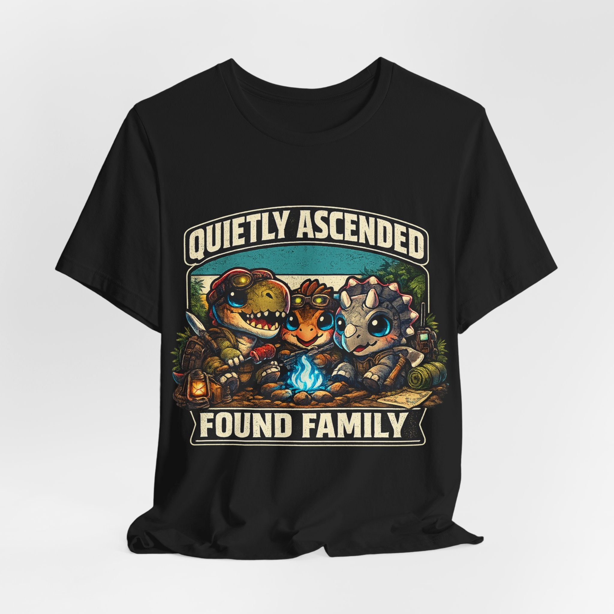 Found Family T-Shirt (Style B) — Quietly Ascended