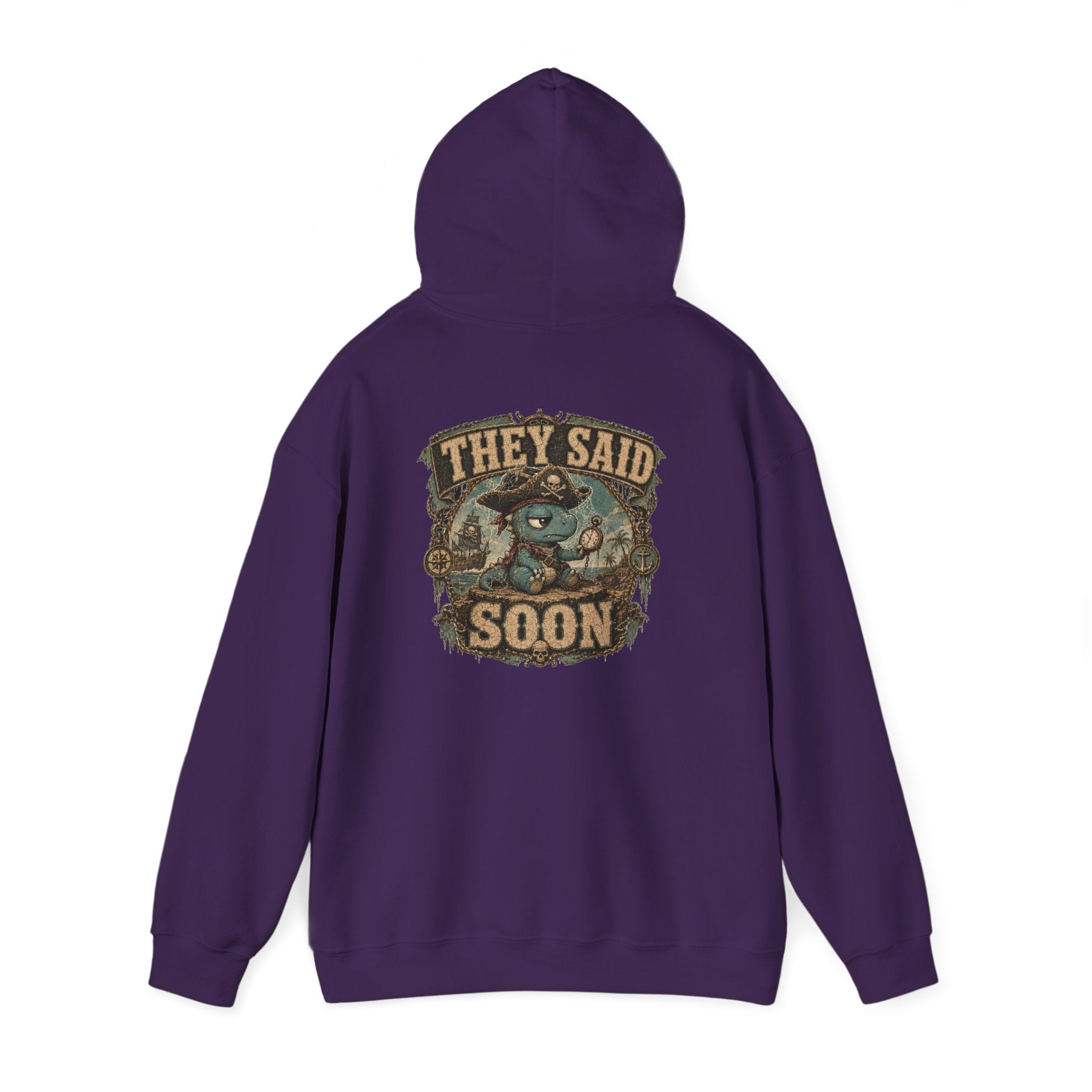 They Said Soon™ — Cobweb Captain Hoodie — Quietly Ascended